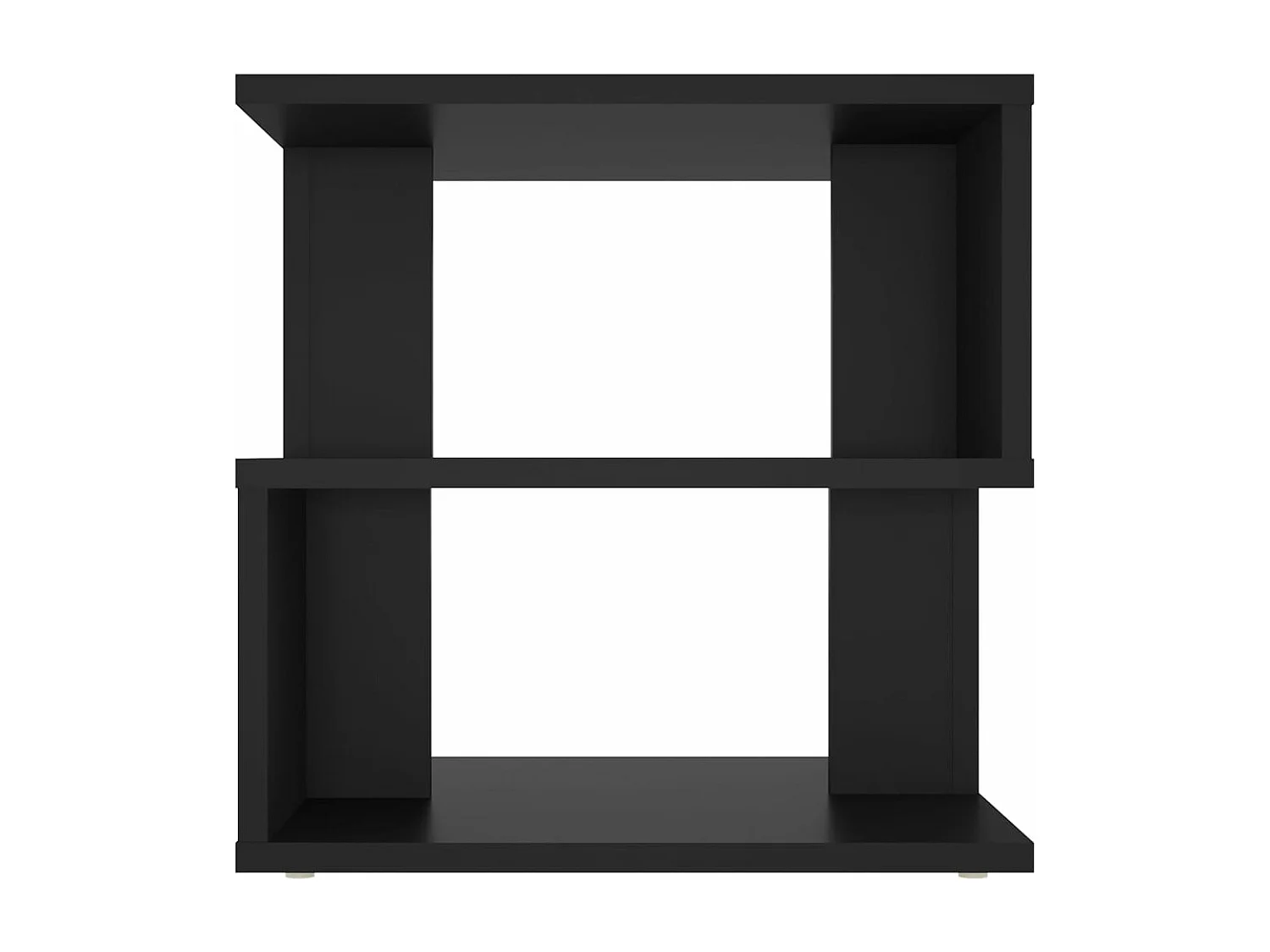 Table d'appoint Noir 40x40x40 cm Aggloméré