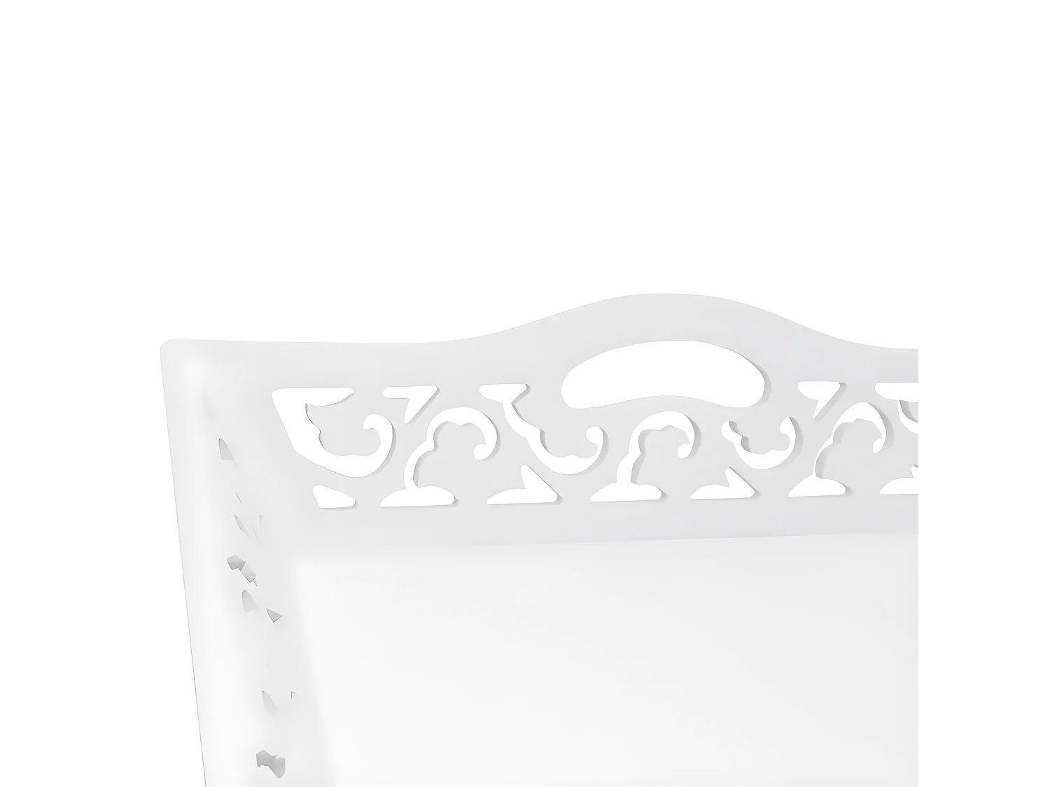 Table d'appoint avec plateau Blanc