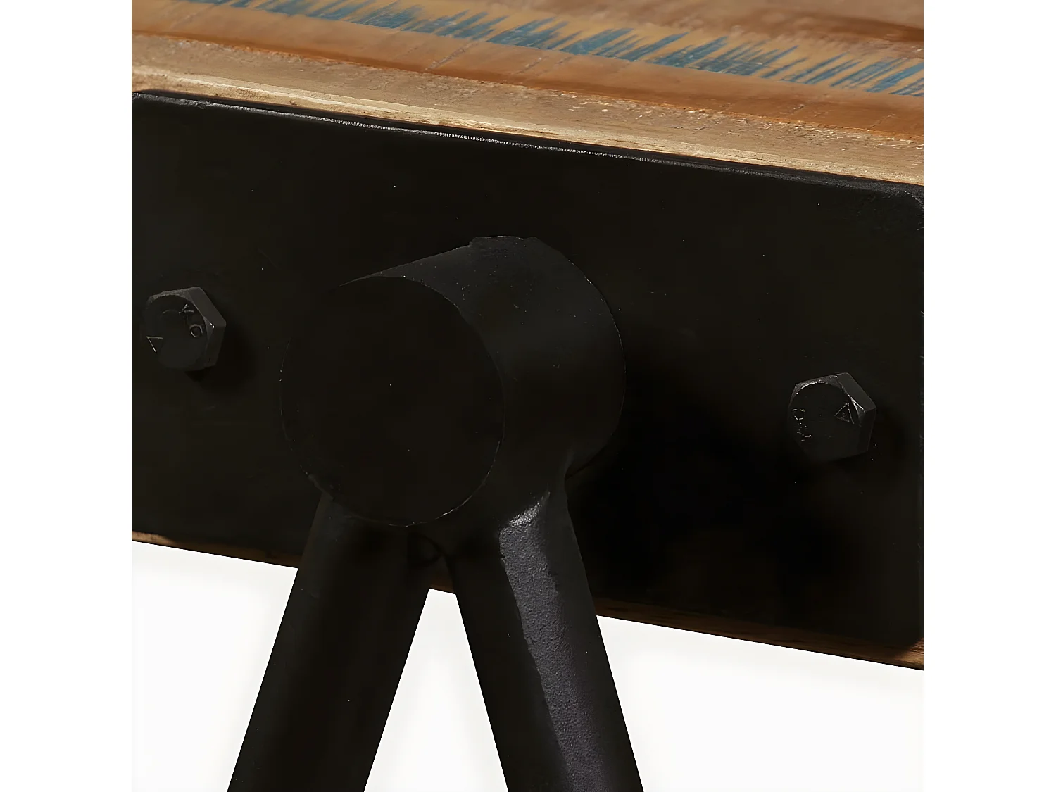 Table d'appoint Teck massif de récupération