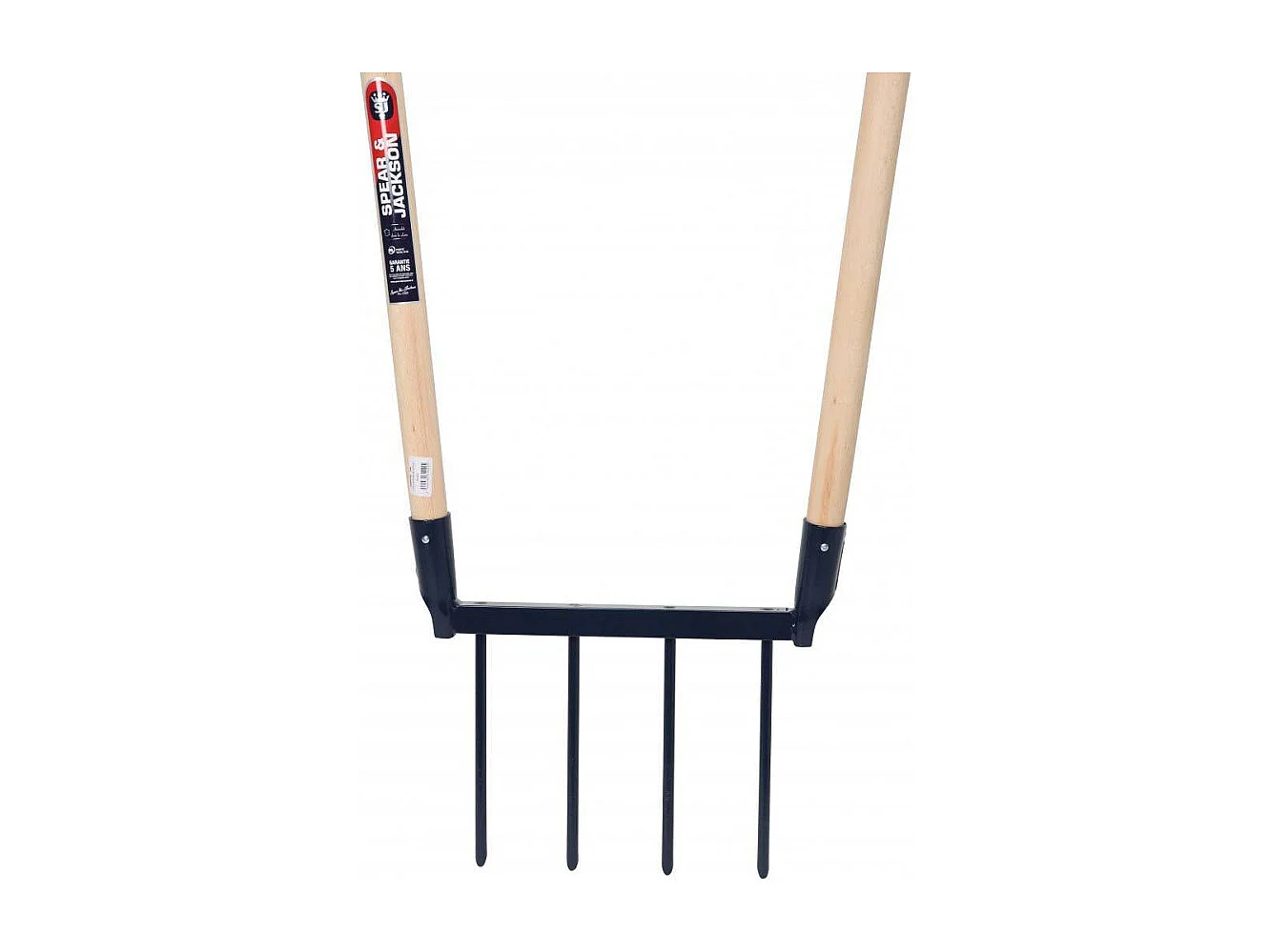 Eco'biofourche 4 dents et manche en bois