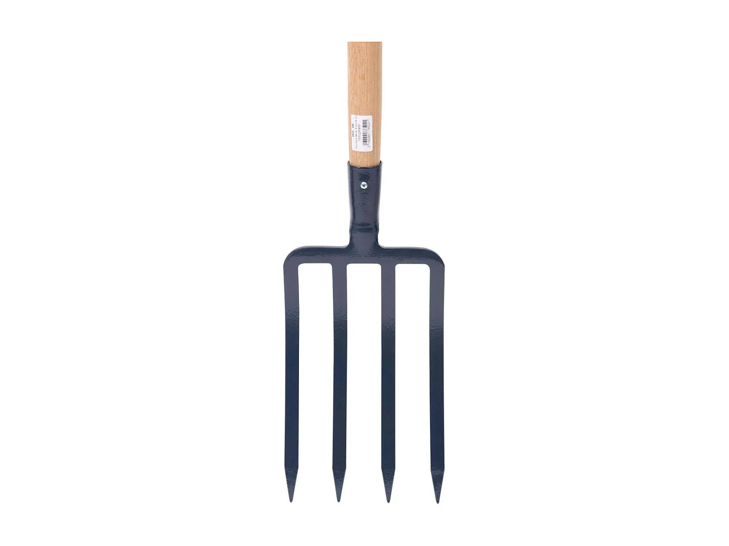 Fourche à bêcher à douille 4 dents de 30 cm manche bois pomme 100 cm