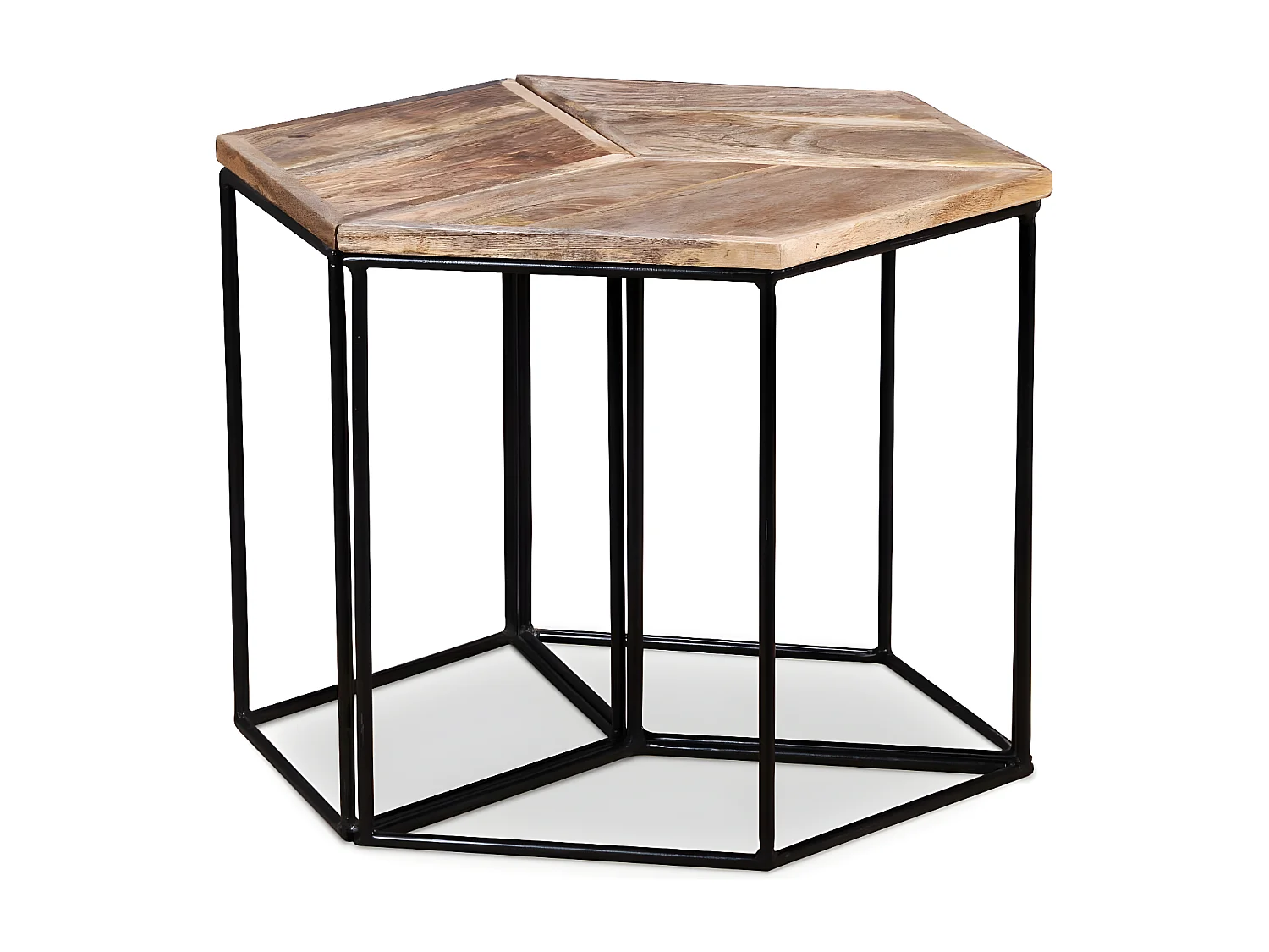 Salontafel 56x48x40 cm massief mangohout