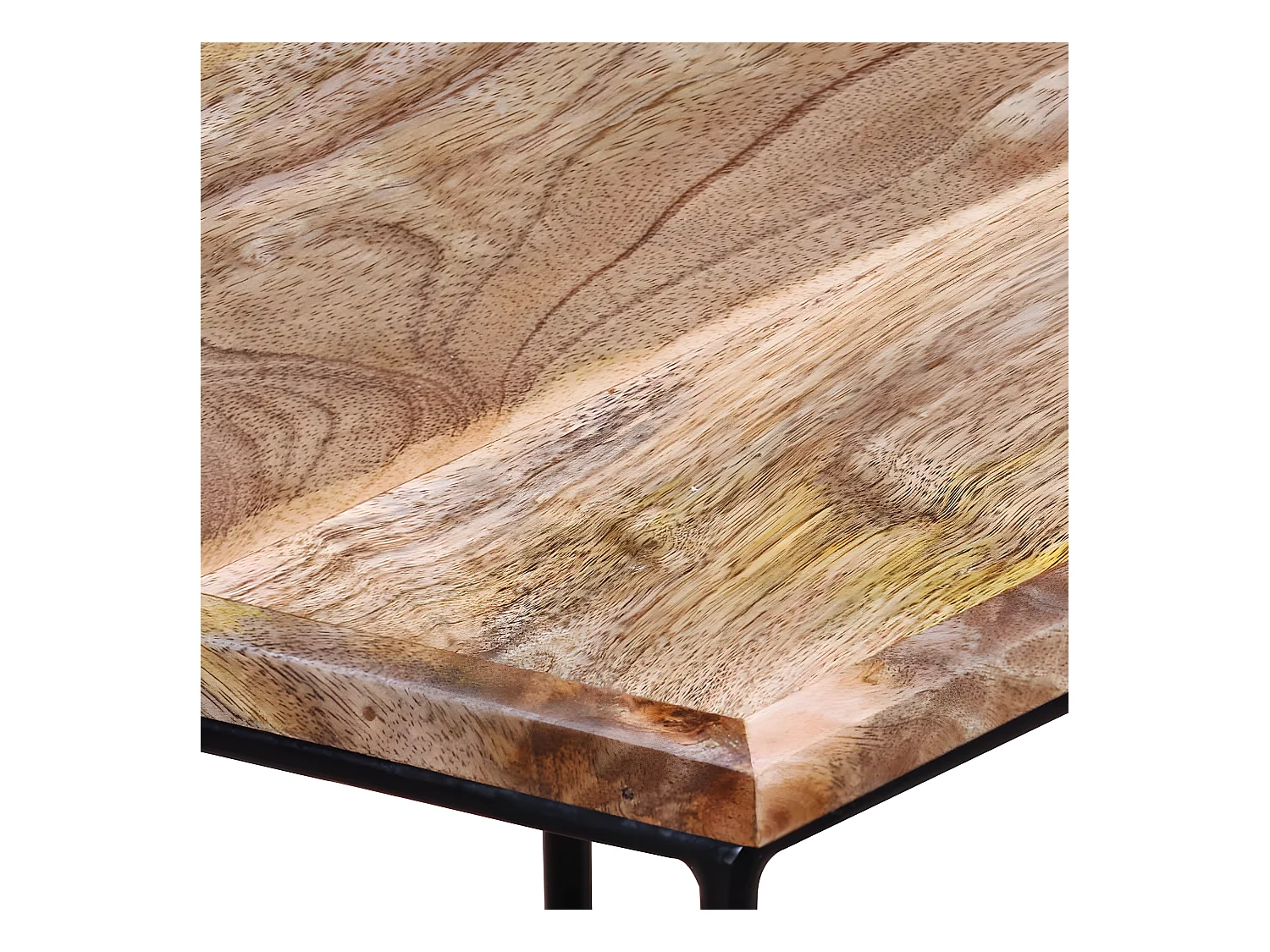 Table basse Bois de manguier massif 56x48x40 cm