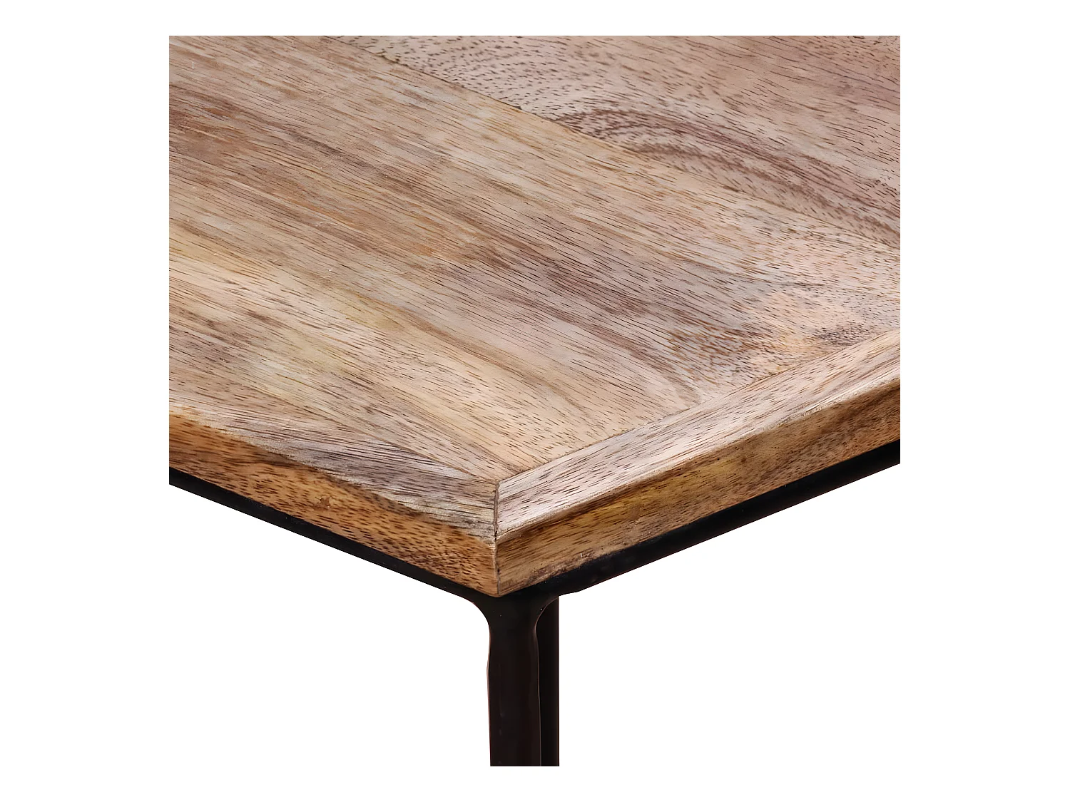 Table basse Bois de manguier massif 56x48x40 cm
