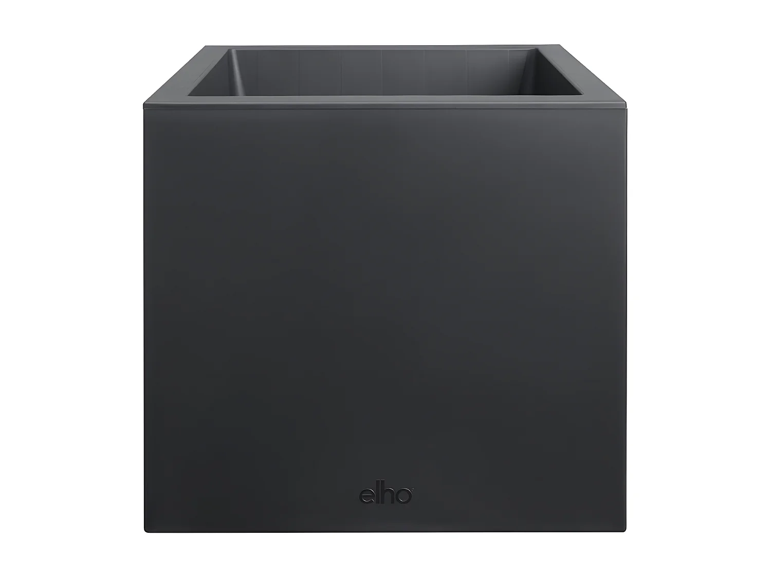 Jardinière carré en plastique 30 x 30 cm Elho Vivo Next Square noir