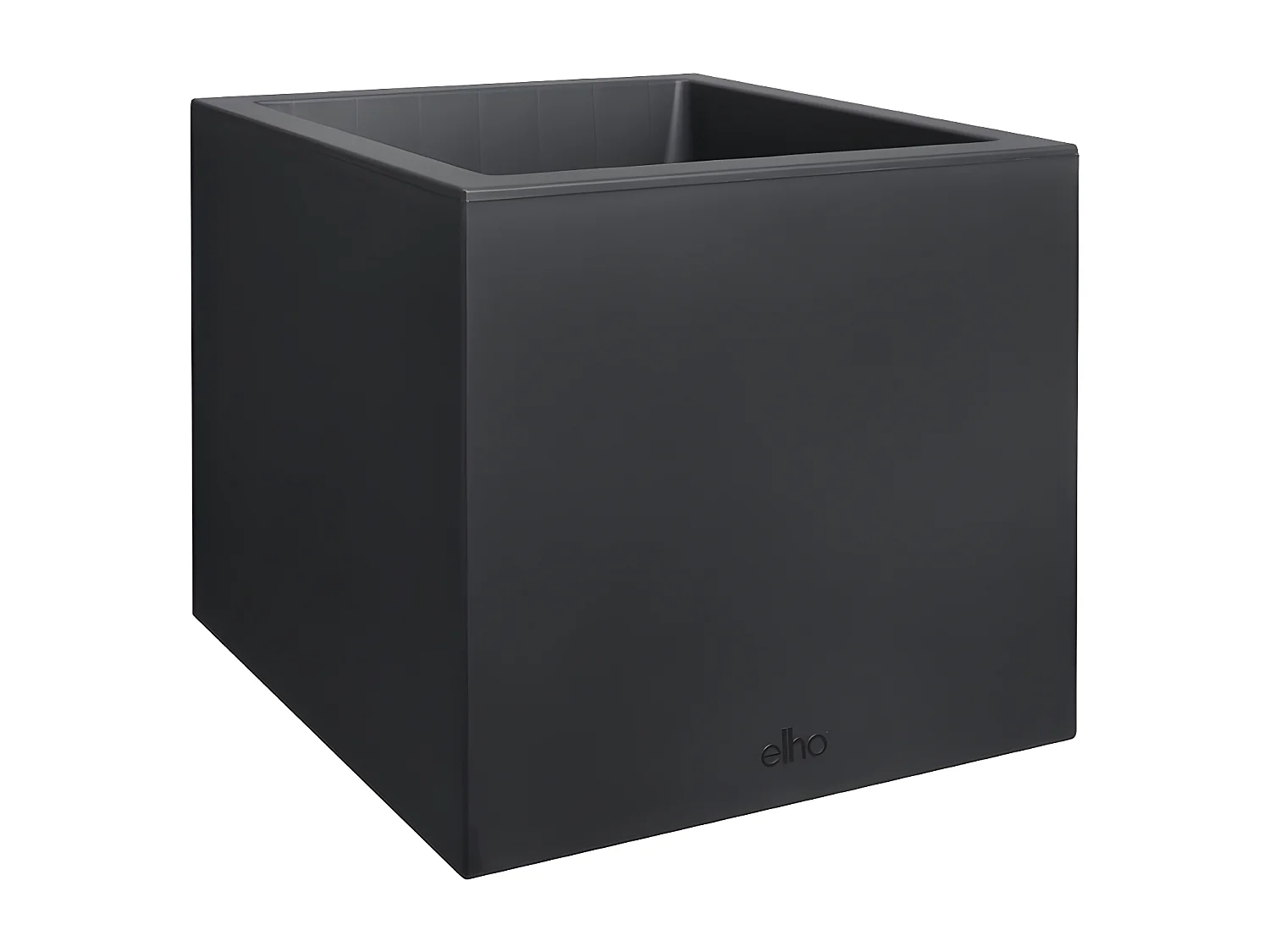 Jardinière carré en plastique 30 x 30 cm Elho Vivo Next Square noir