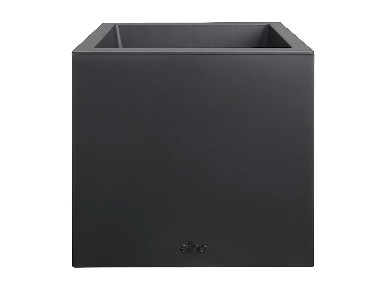 Vivo Next Square 40 Blumenkasten – Schwarz Ø 39 x 38 cm – 100 % recycelt