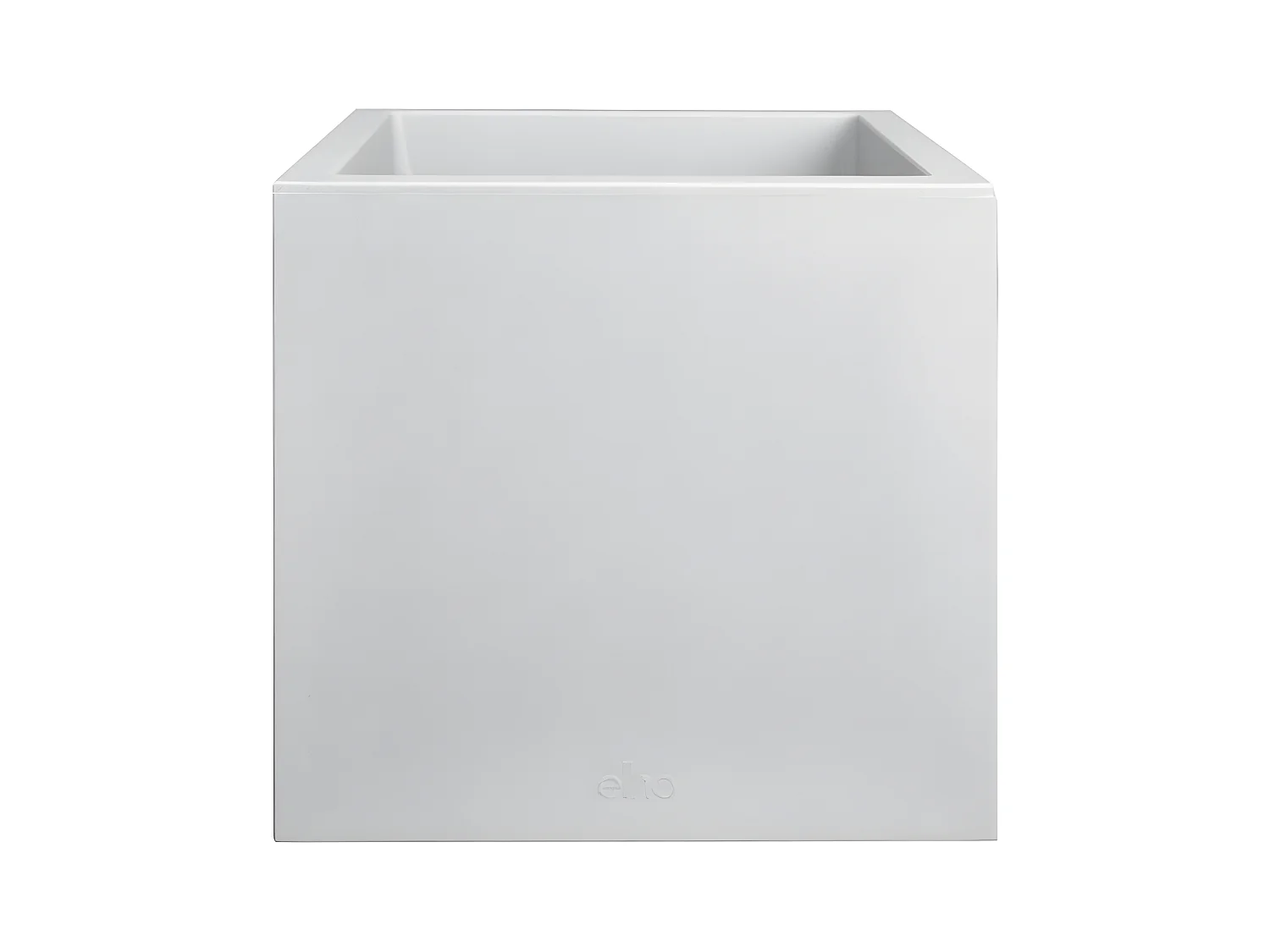 Jardinière carré en plastique 30 x 30 cm Elho Vivo Next Square ciment clair