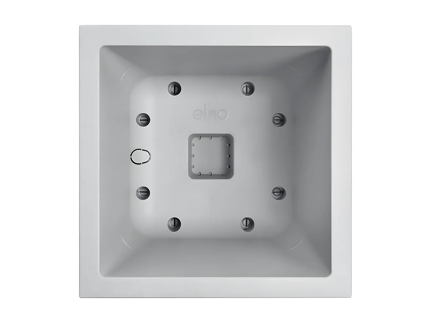 Blumenkasten Grau Ø 30 x 29 cm 100 % recycelt