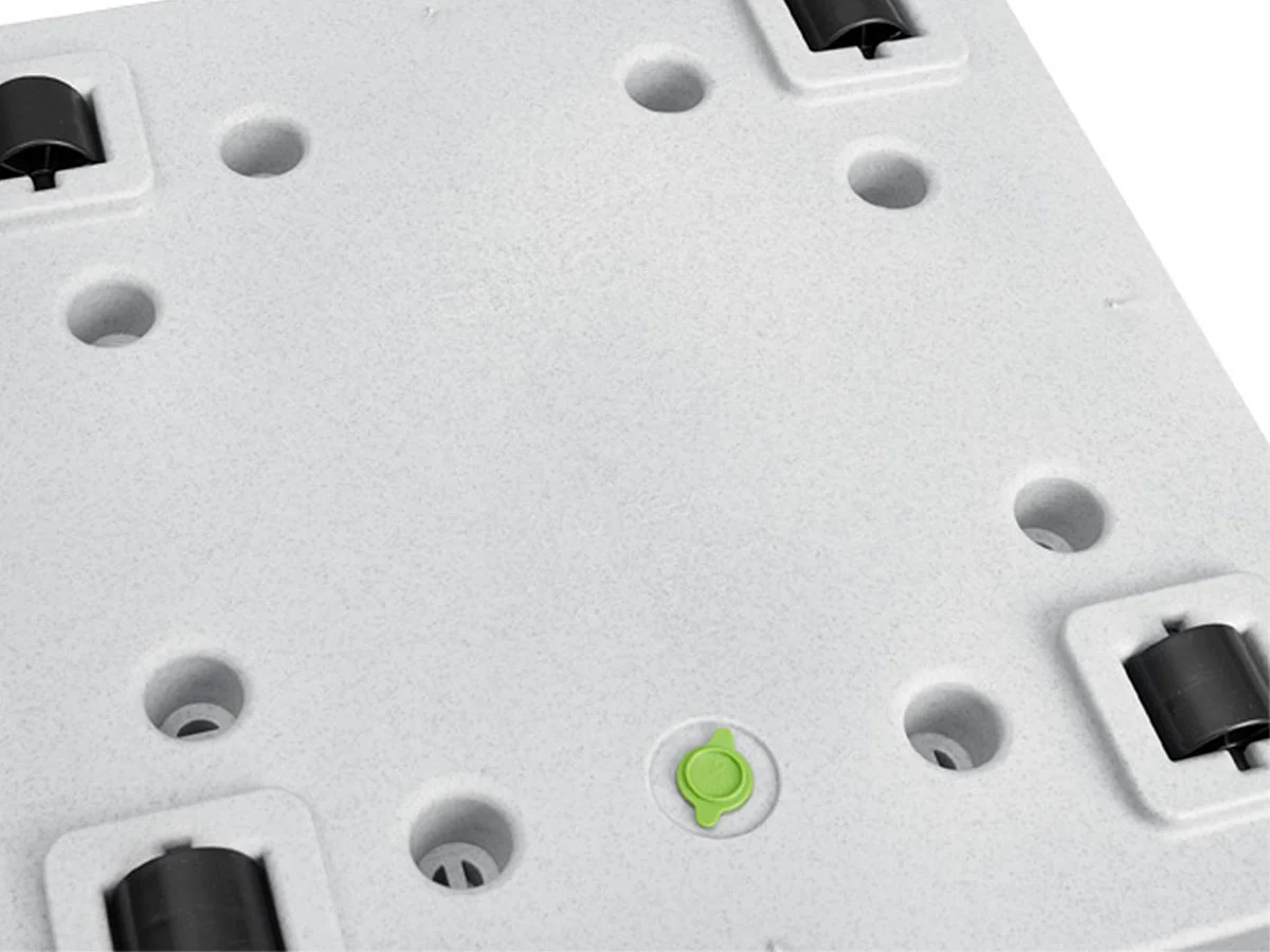 Jardinière carré en plastique 40 x 40 cm Elho Vivo Next Square ciment clair