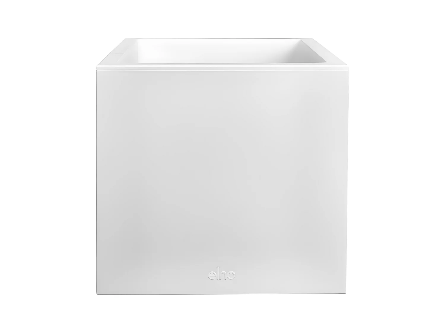 Jardinière carré en plastique 30 x 30 cm Elho Vivo Next Square blanc