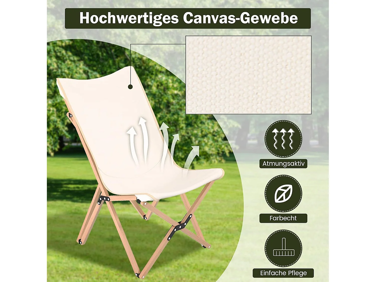 Liegestuhl (2er Set)