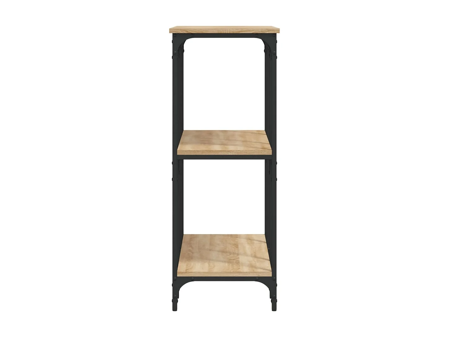 Table console chêne sonoma 102x35x90 cm bois d'ingénierie