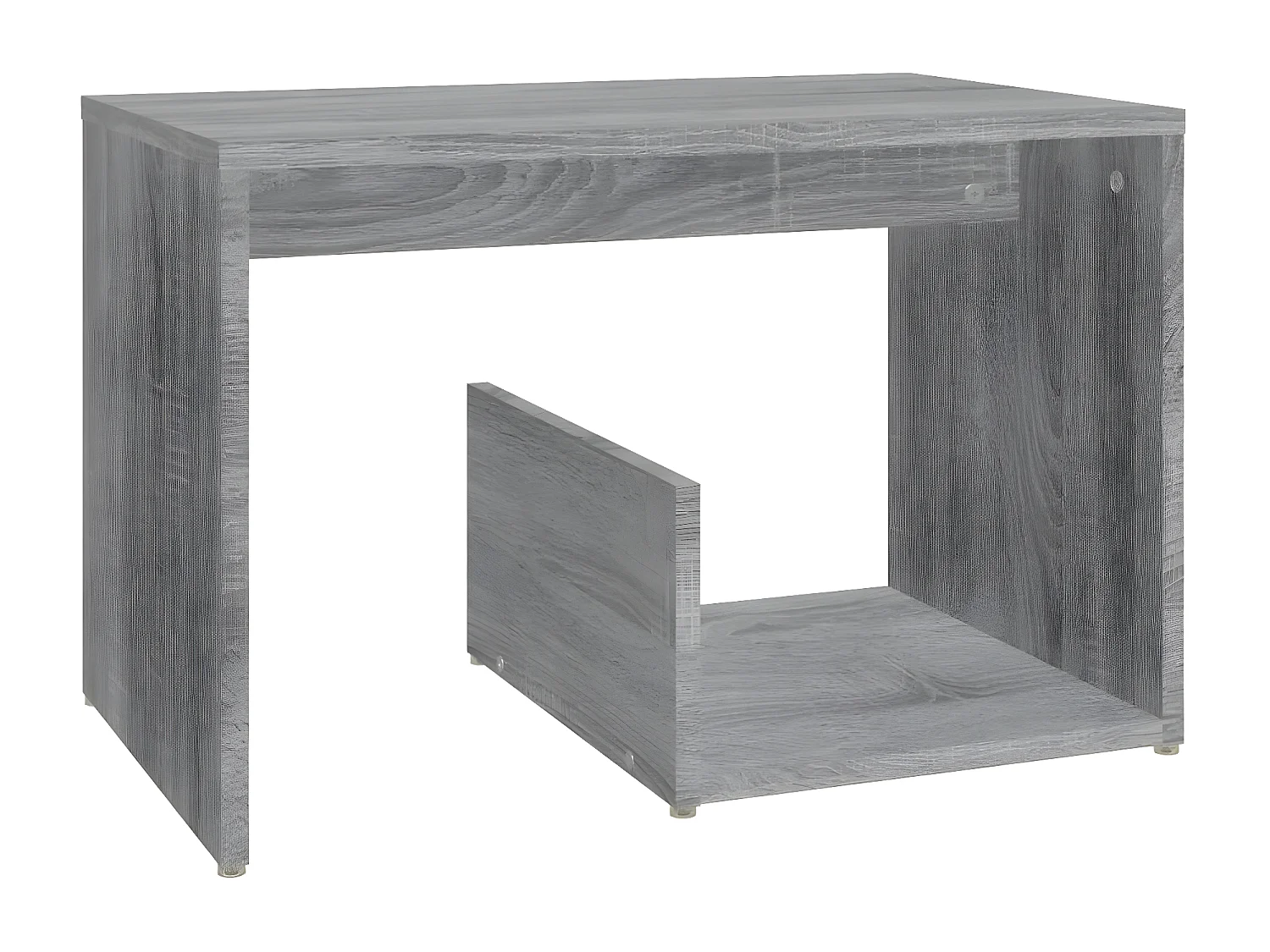 Table d'appoint Sonoma gris 59x36x38 cm Bois d'ingénierie