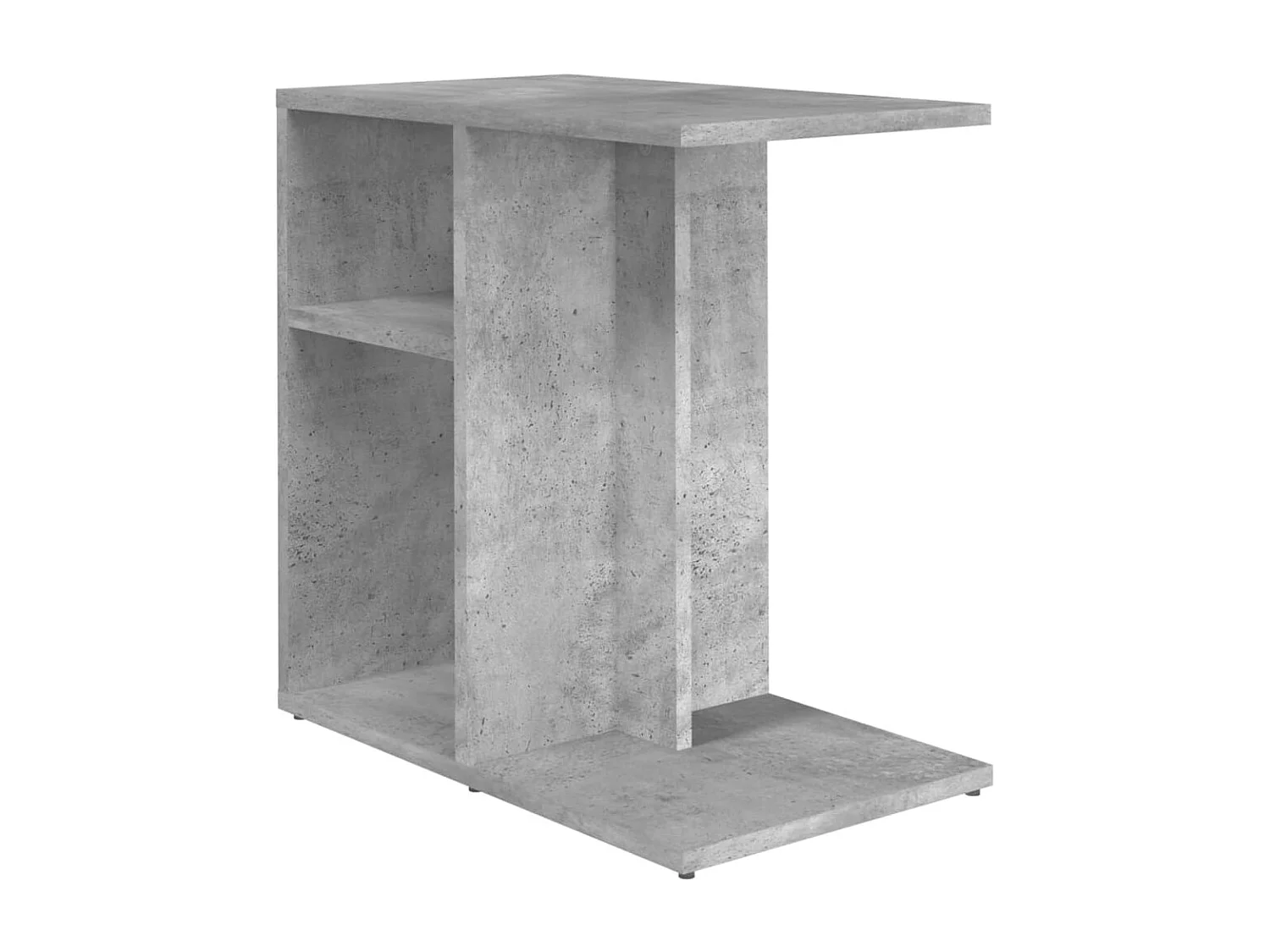 Table d'appoint Gris béton 50x30x50 cm Aggloméré