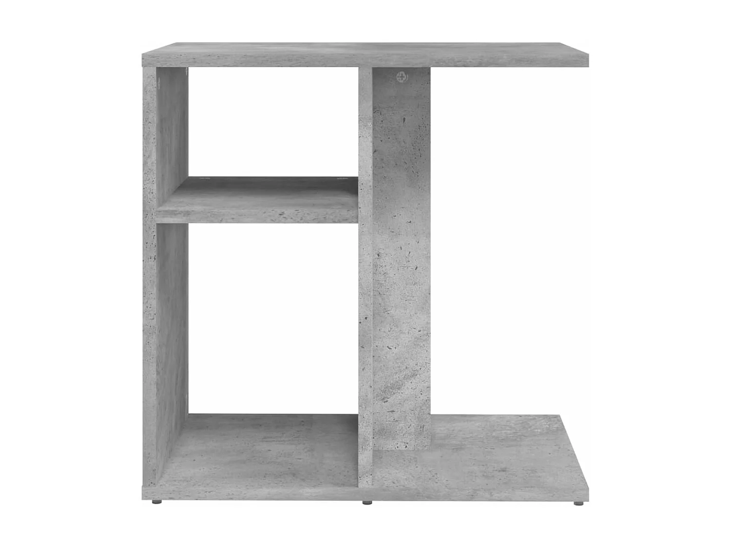 Table d'appoint Gris béton 50x30x50 cm Aggloméré