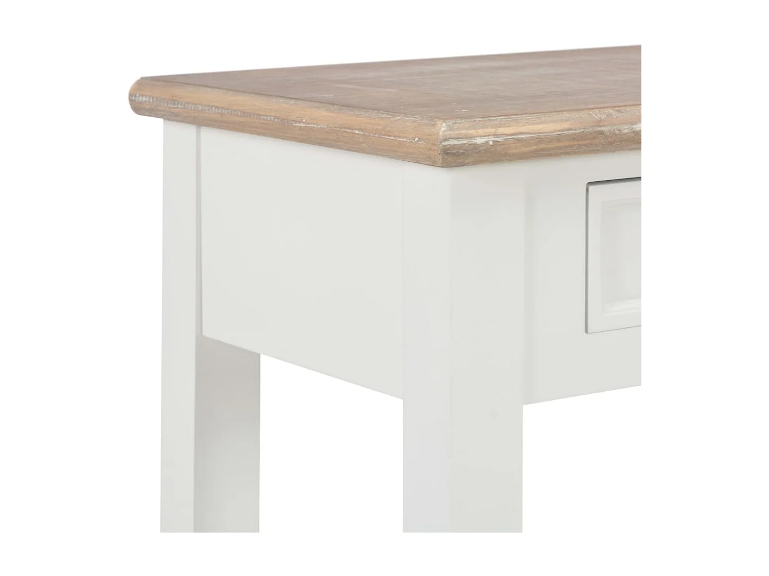 Table console Blanc 110x35x80 cm Bois