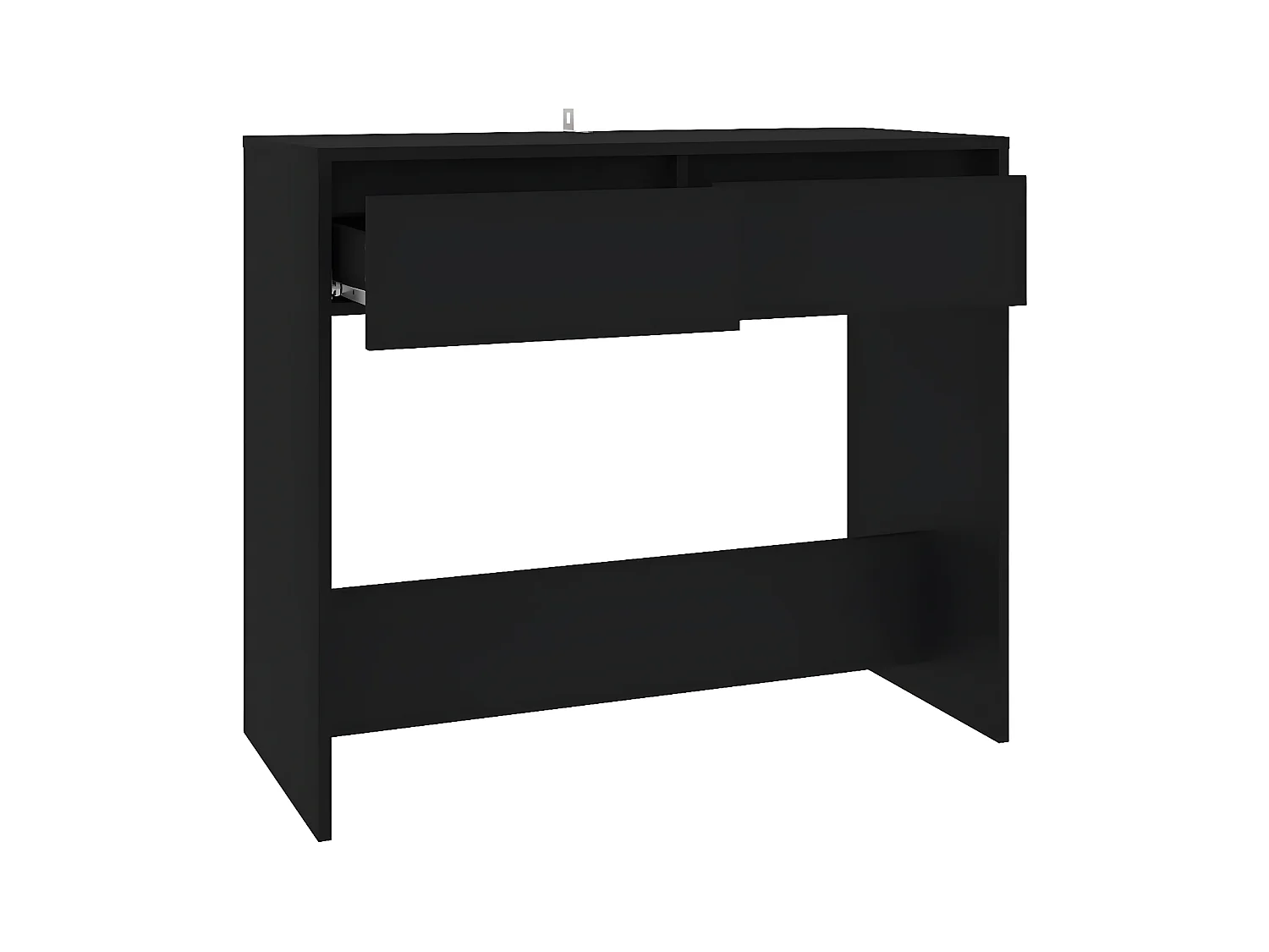 Wandtafel 89x41x76,5 cm staal zwart