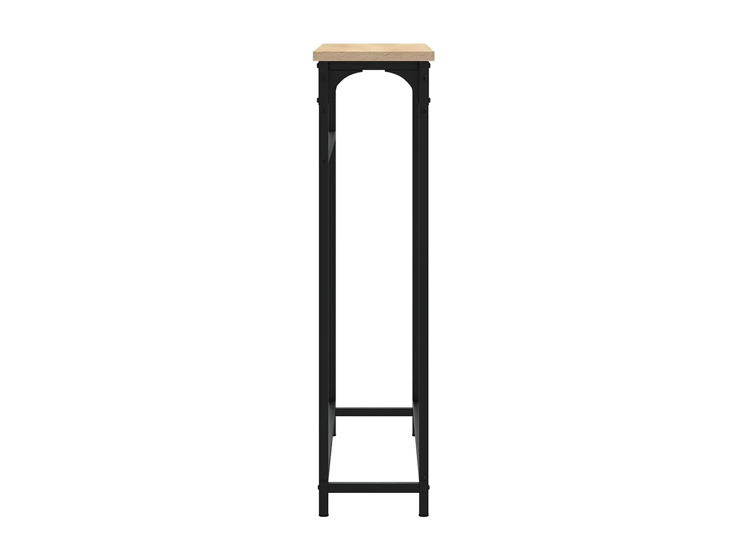 Wandtafel 75x19,5x75 cm bewerkt hout sonoma eikenkleurig