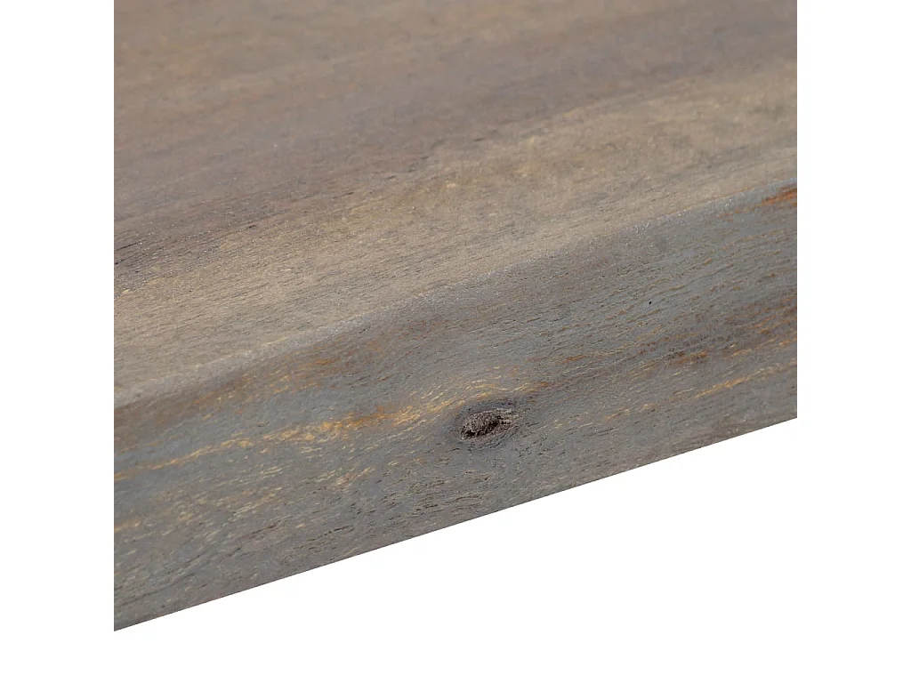 Mesa consola 115x35x76 cm madera maciza de acacia y hierro gris