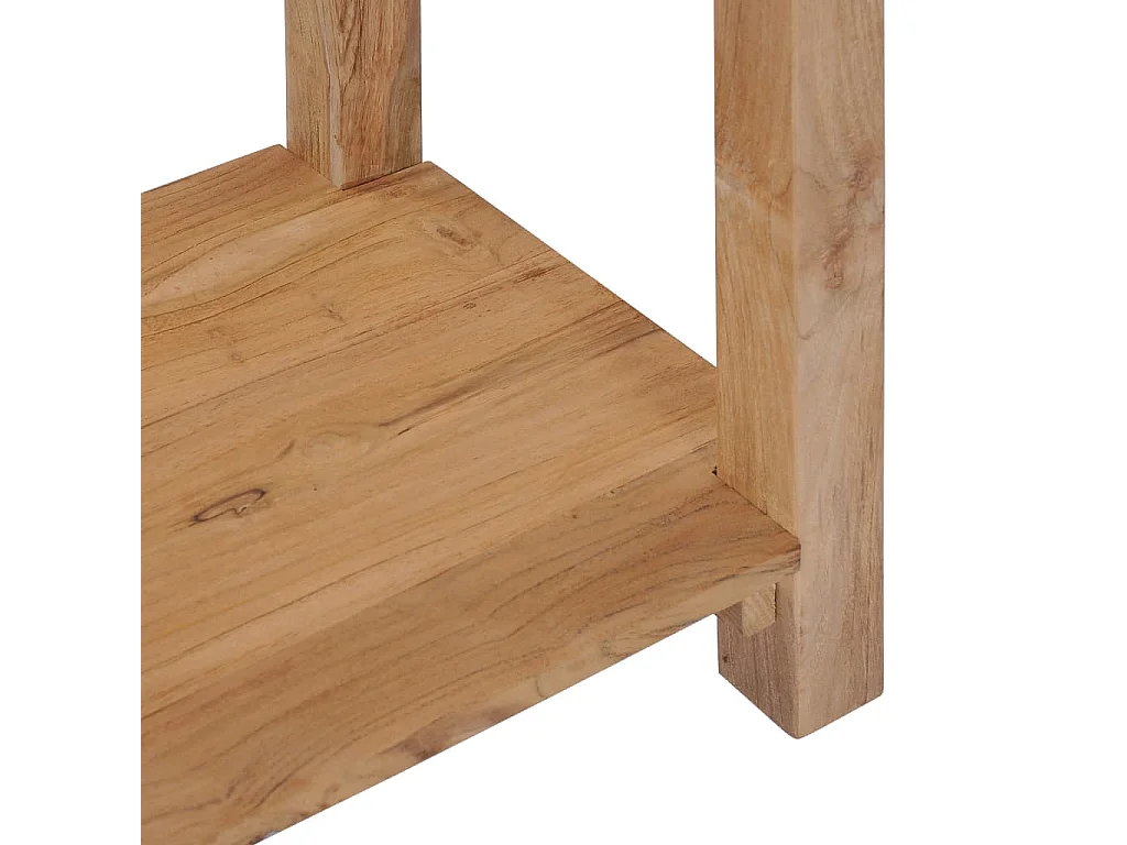 Table console 120 x 35 x 75 cm Bois de teck massif