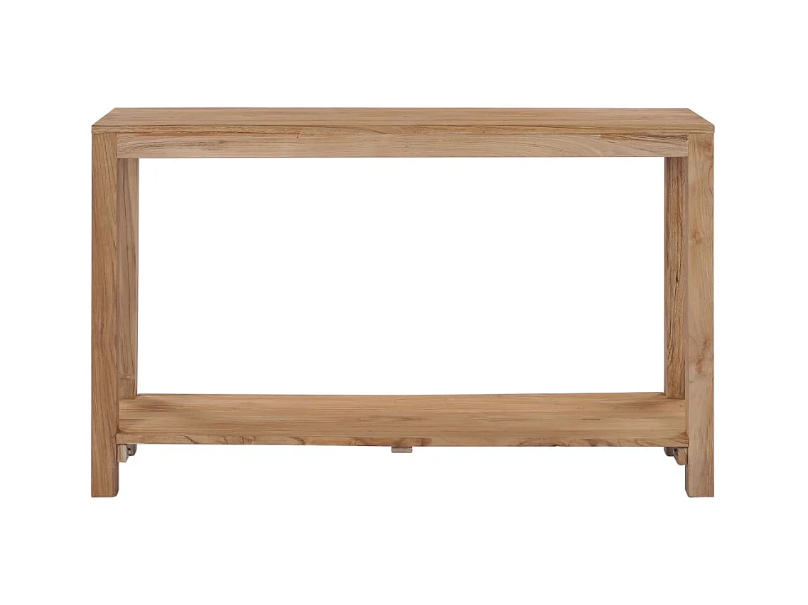 Table console 120 x 35 x 75 cm Bois de teck massif