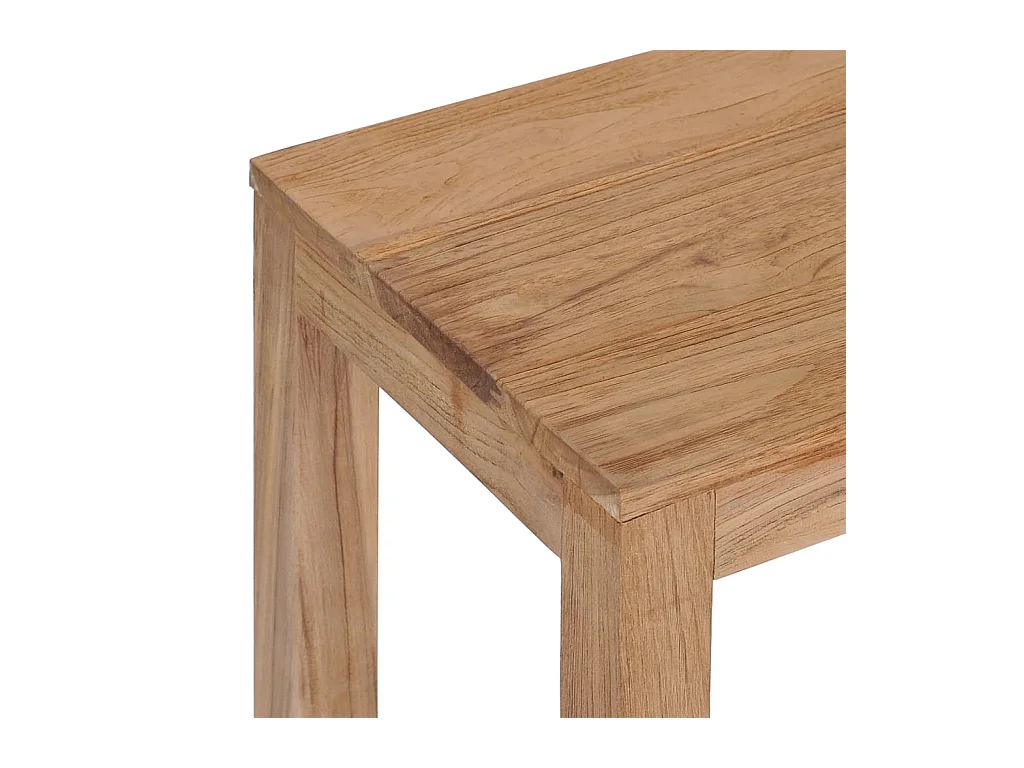 Table console 120 x 35 x 75 cm Bois de teck massif
