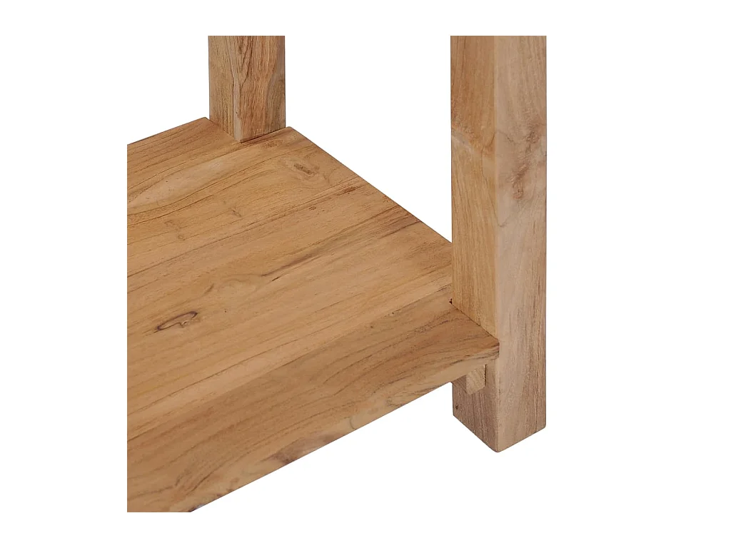 Table console 120 x 35 x 75 cm Bois de teck massif