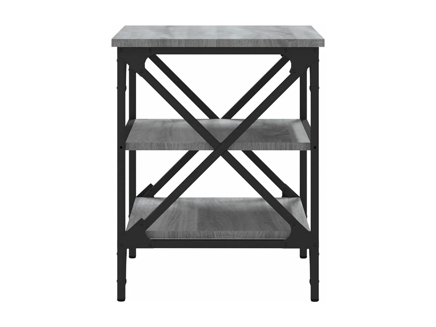 Table d'appoint Sonoma gris 40x42x50 cm Bois d'ingénierie
