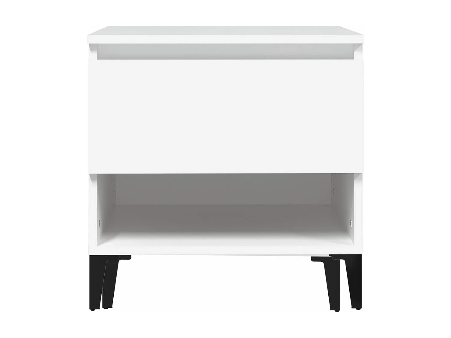 Tables d'appoint 2 pièces Blanc 50x46x50 cm Bois d’ingénierie