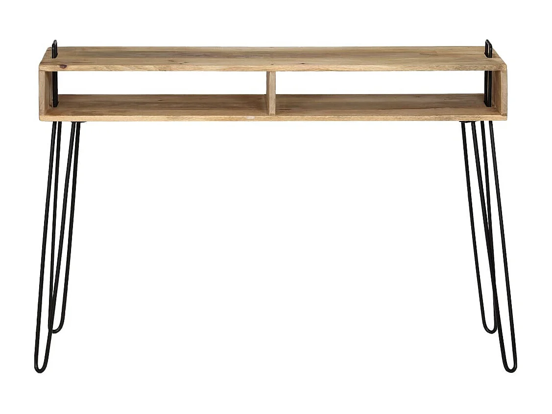 Table console Bois de manguier massif 115 x 35 x 76 cm
