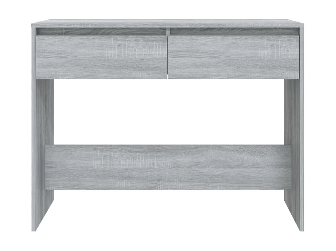 Mesa consola 100x35x76,5 aglomerado cor sonoma cinzento