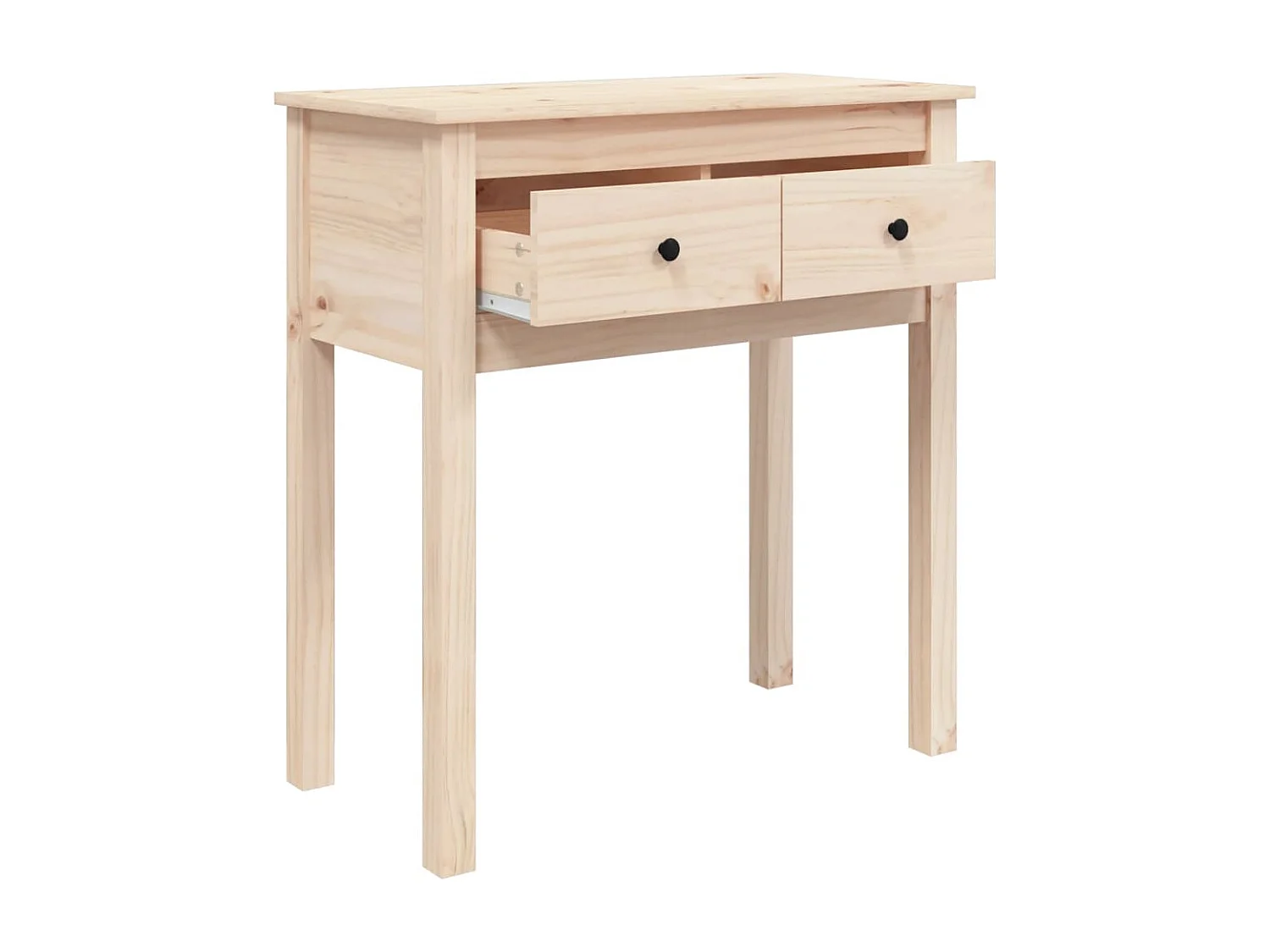 Table console 70x35x75 cm Bois massif de pin