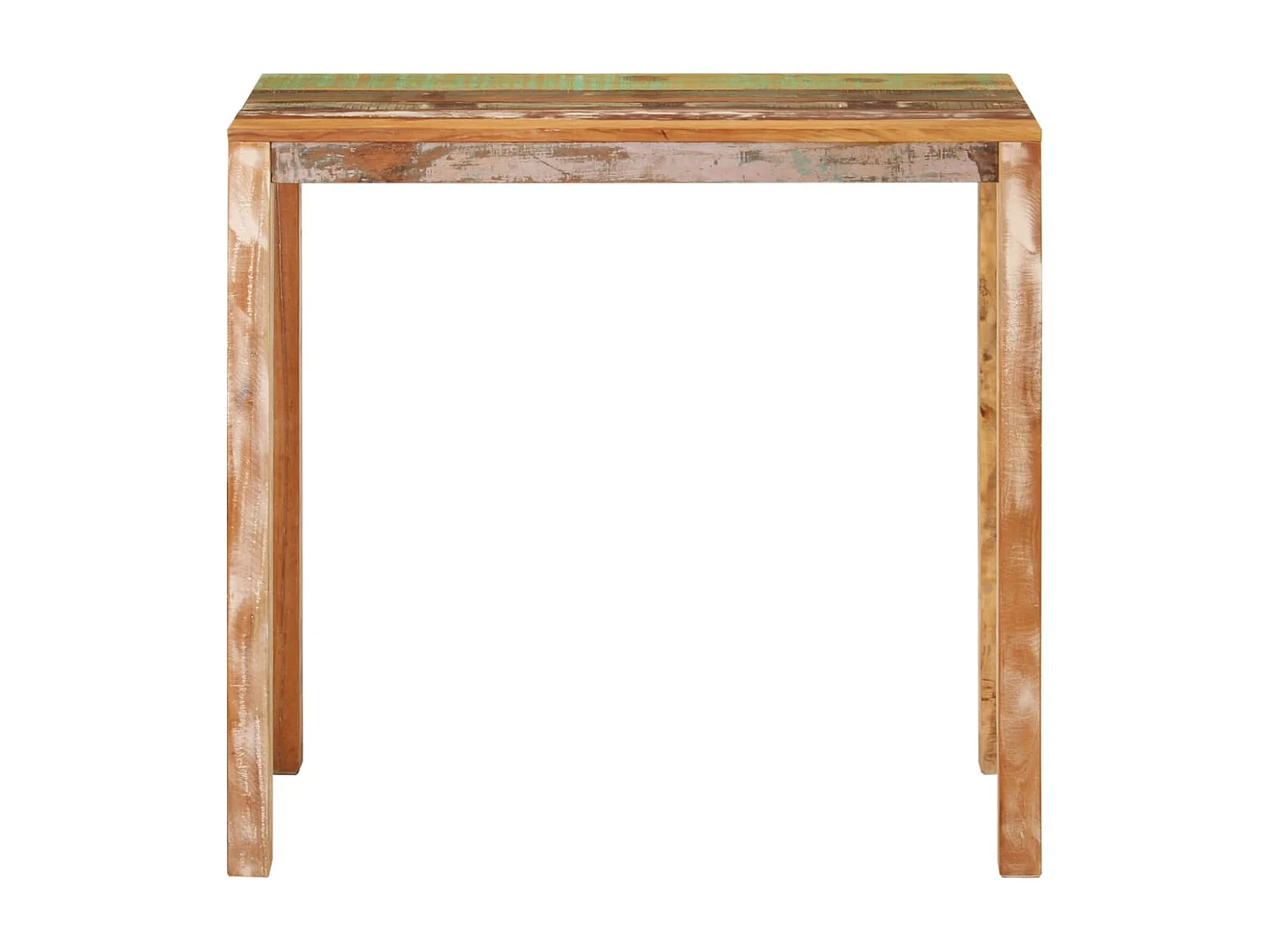 Table de bar 112x55x108 cm Bois massif de récupération