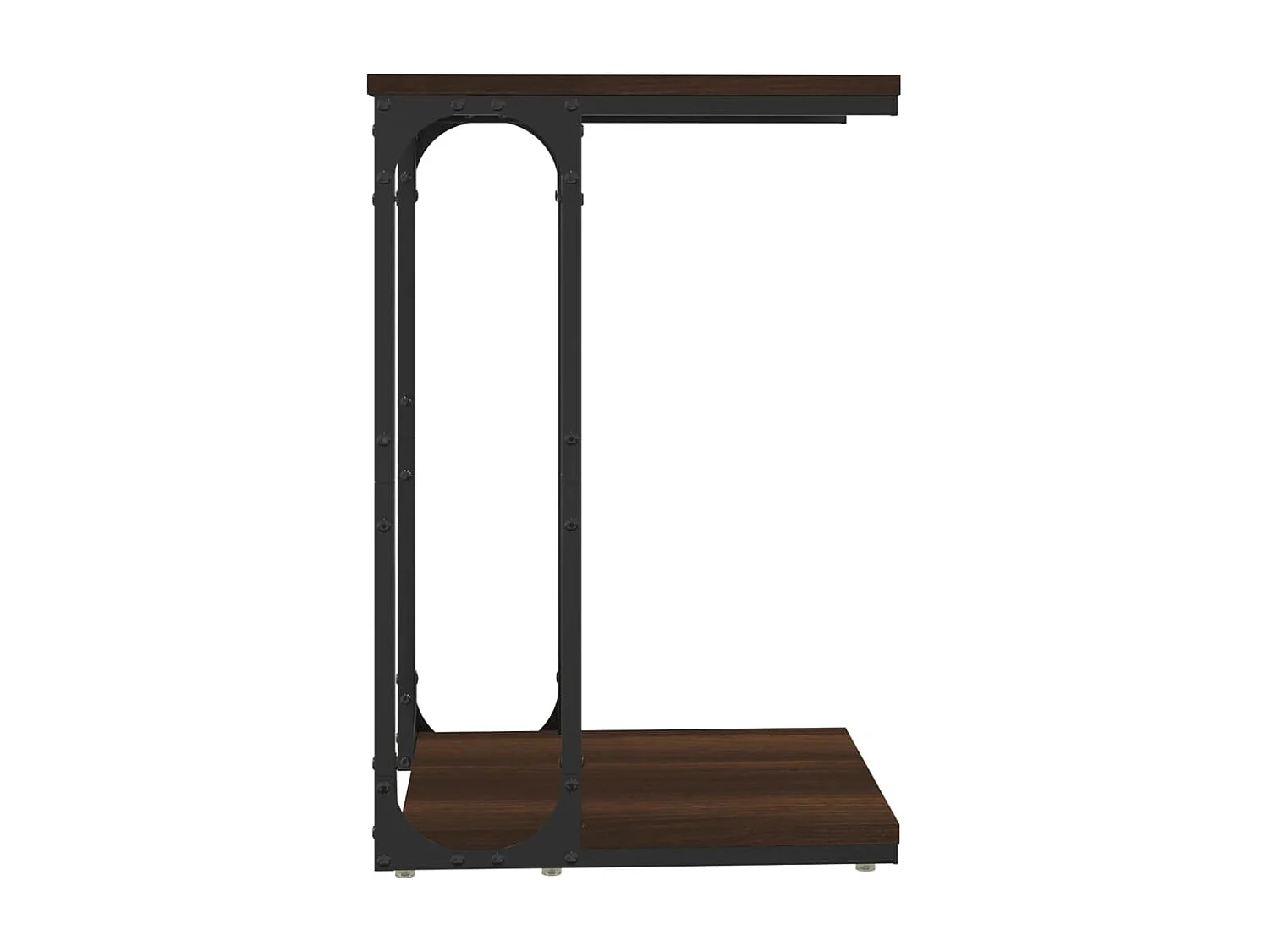 Table d'appoint Chêne marron 40x30x60 cm Bois d'ingénierie