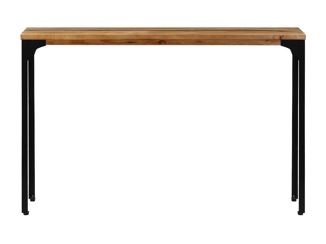 Table console 120 x 35 x 76 cm Bois de récupération massif