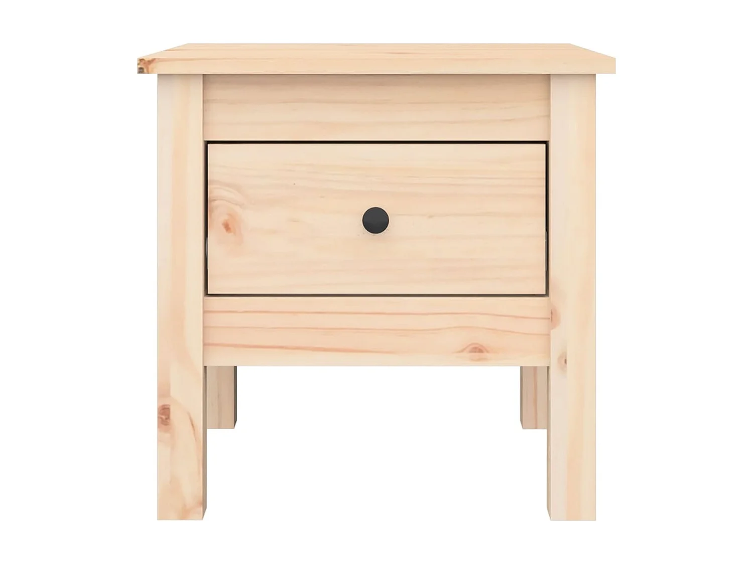 Table d'appoint 40x40x39 cm Bois massif de pin