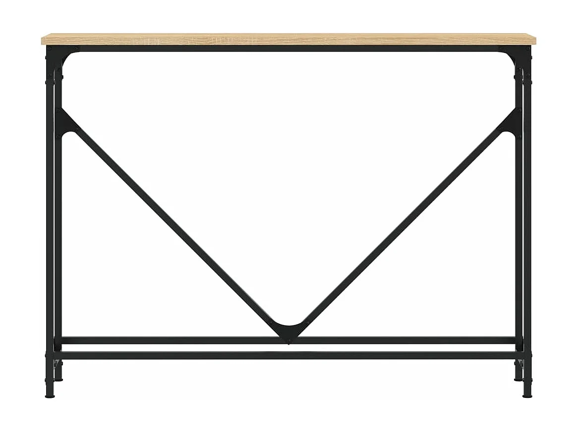 Wandtafel 102x22,5x75 cm bewerkt hout sonoma eikenkleurig