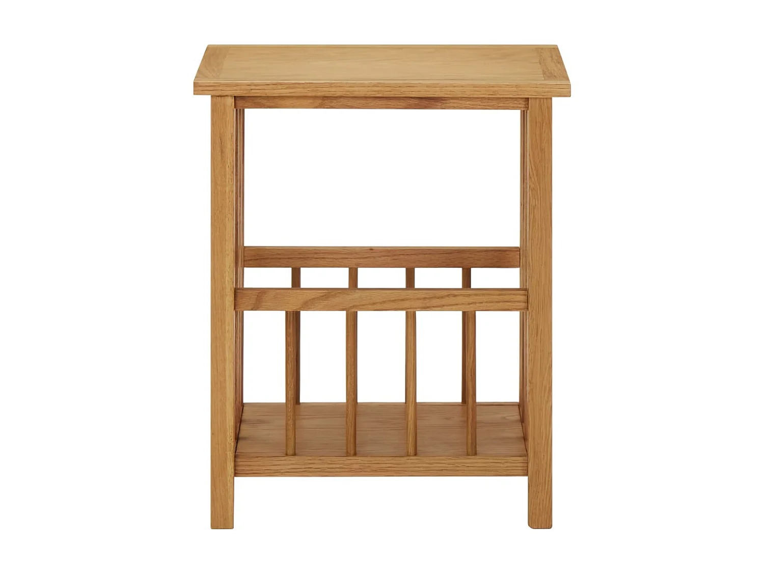 Table à revues 45x35x55 cm Bois de chêne solide