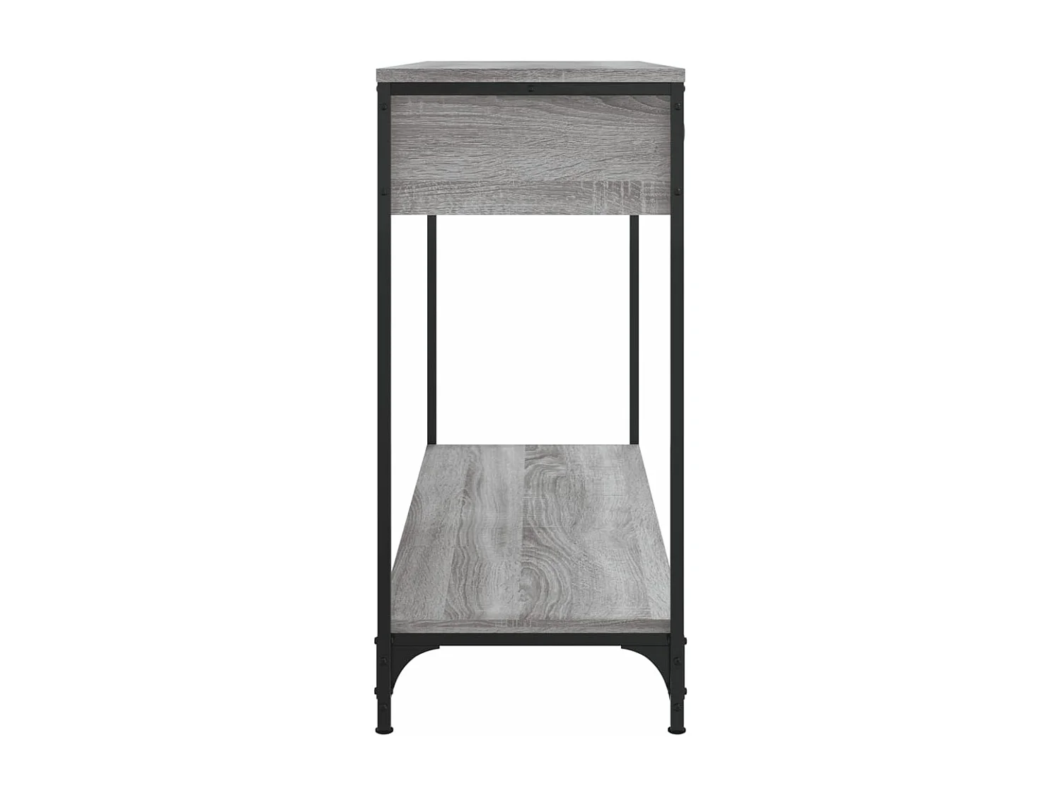 Table console sonoma gris 100x34,5x75 cm bois d'ingénierie