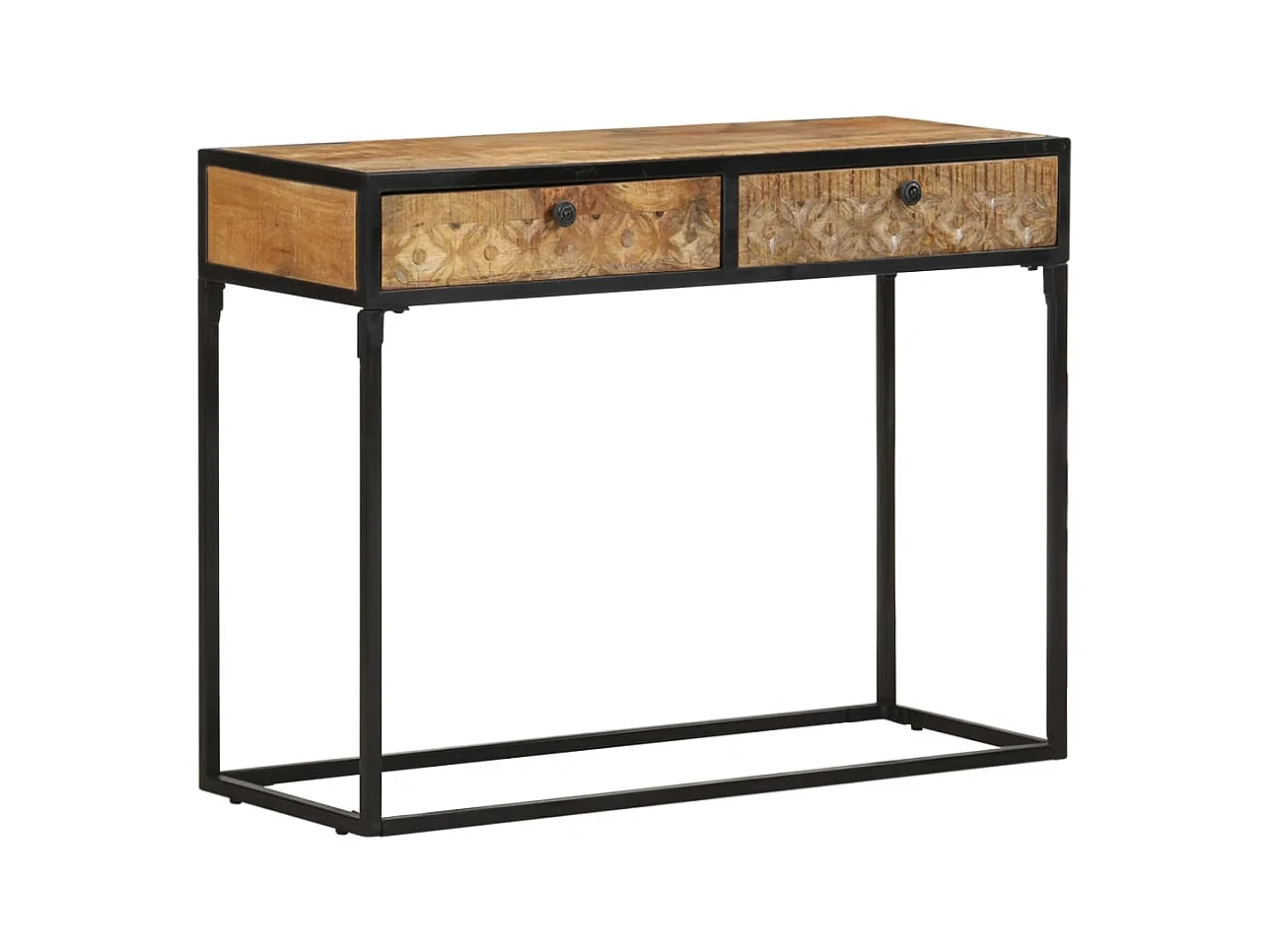 Table console 100x35x75 cm Bois de manguier massif