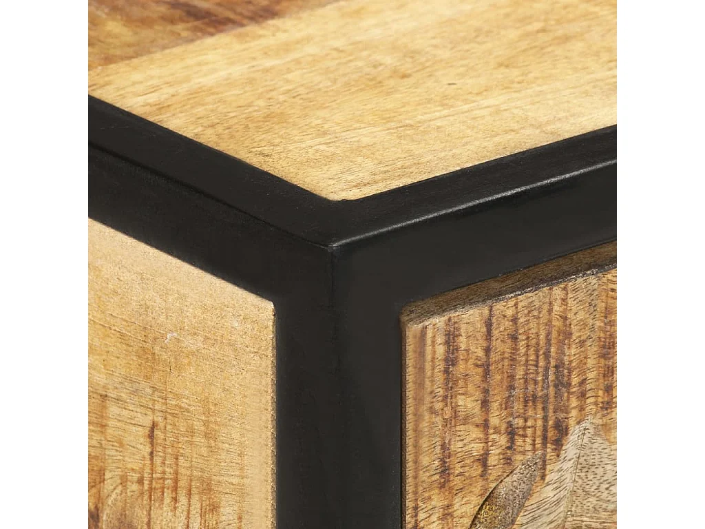 Mesa consola 100x35x75 cm madeira de mangueira maciça