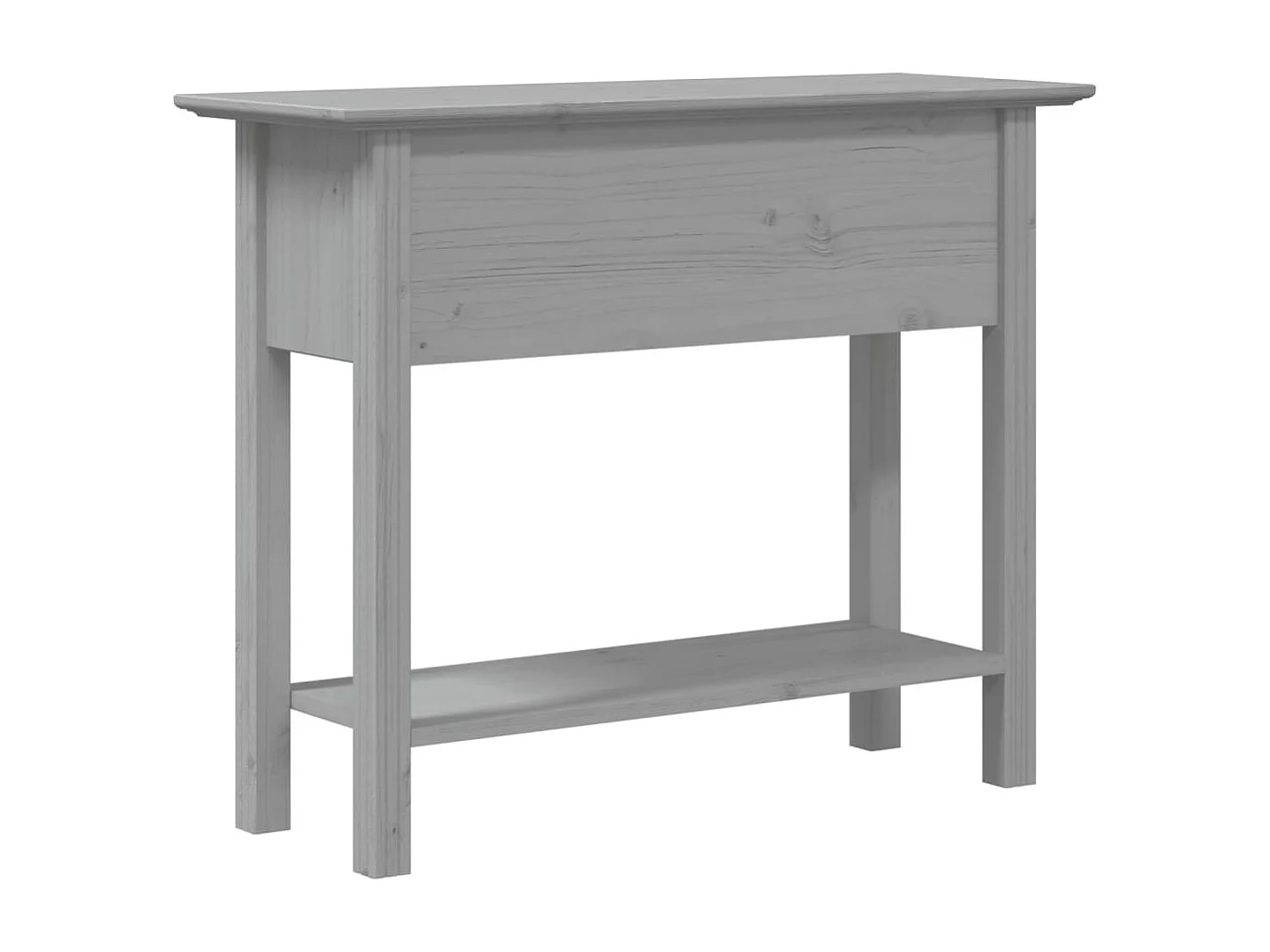Table console BODO gris 90x34,5x73 cm bois de pin massif