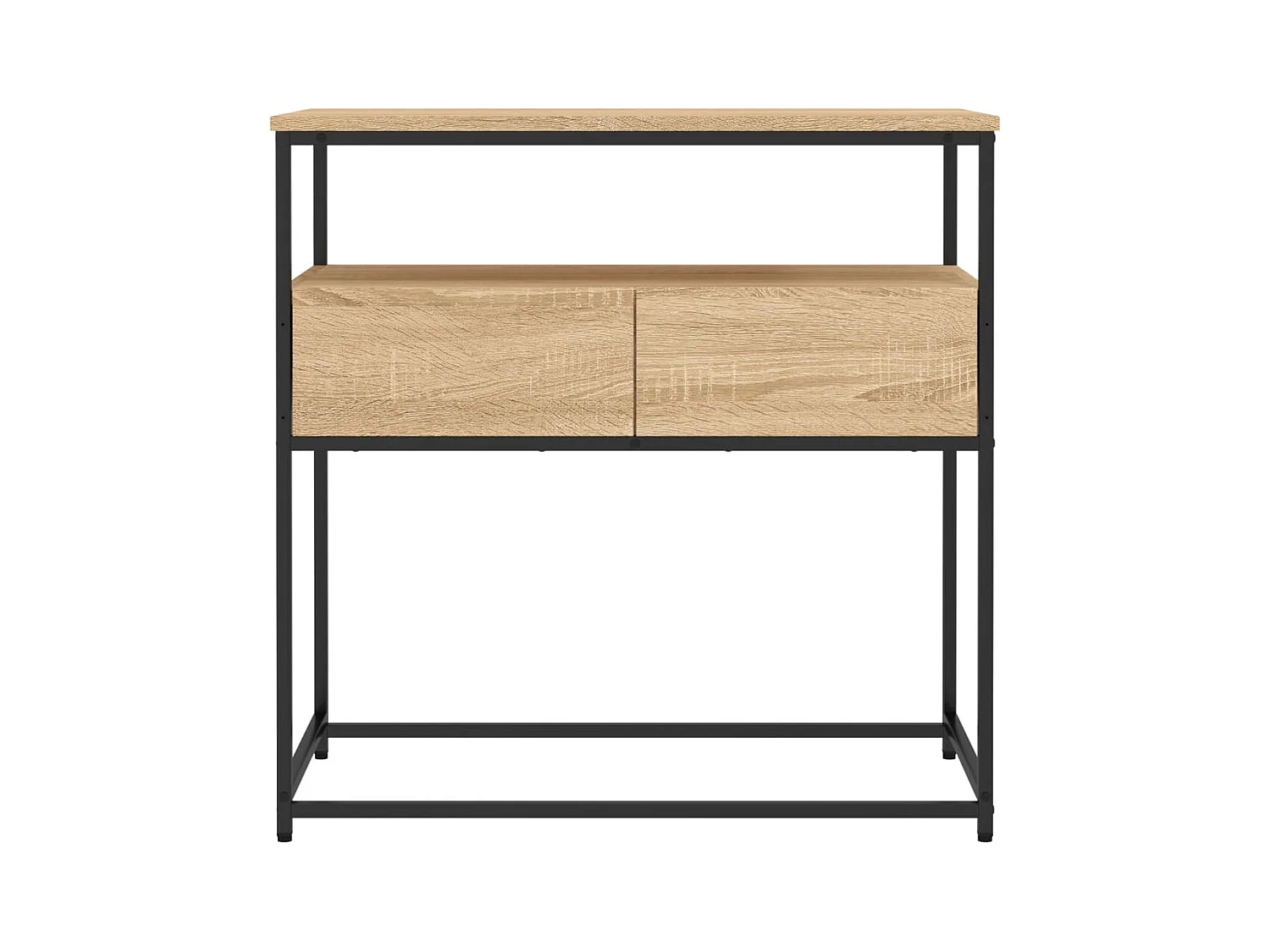 Mesa consola 75x40x75 cm derivados de madeira carvalho sonoma