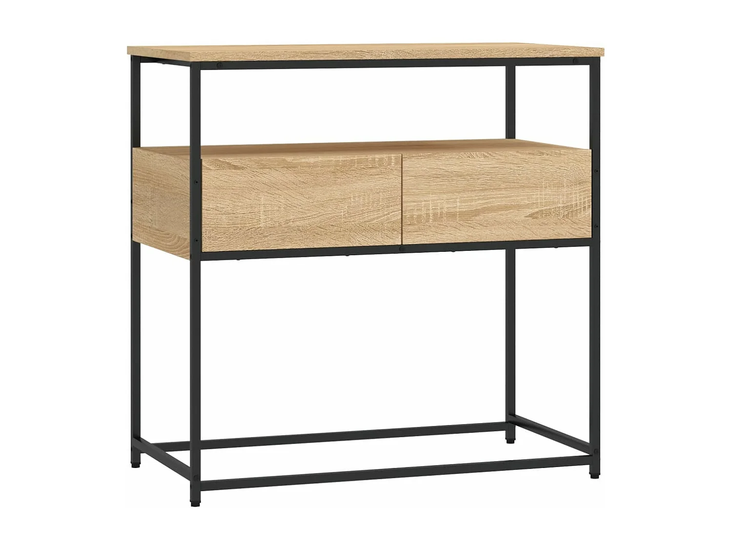 Mesa consola 75x40x75 cm derivados de madeira carvalho sonoma