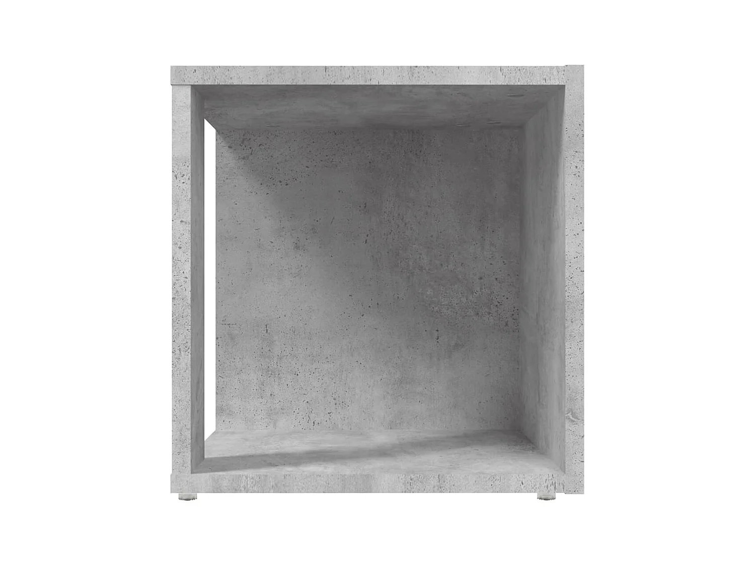 Table d'appoint Gris béton 33x33x34,5 cm Aggloméré