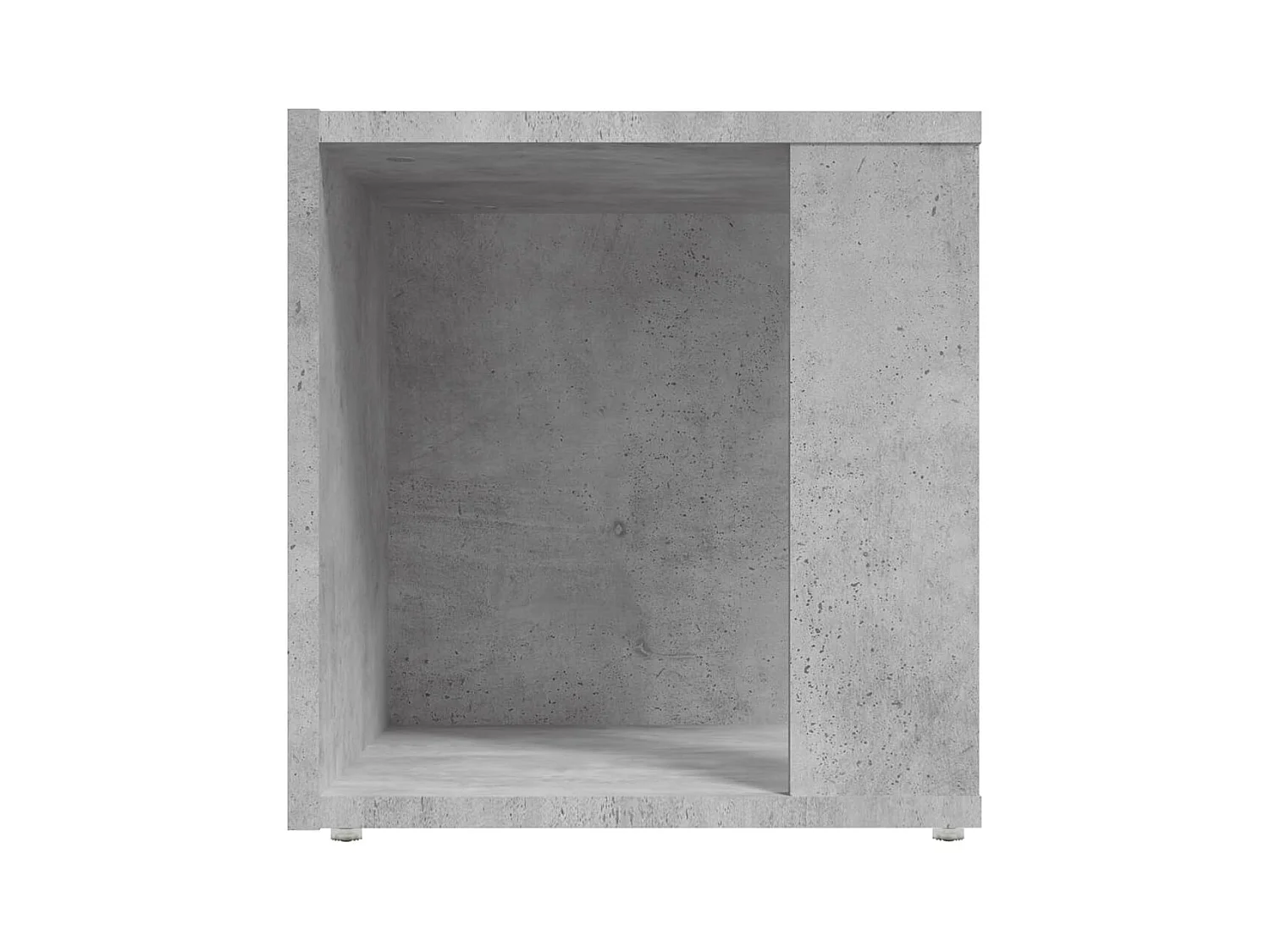 Table d'appoint Gris béton 33x33x34,5 cm Aggloméré