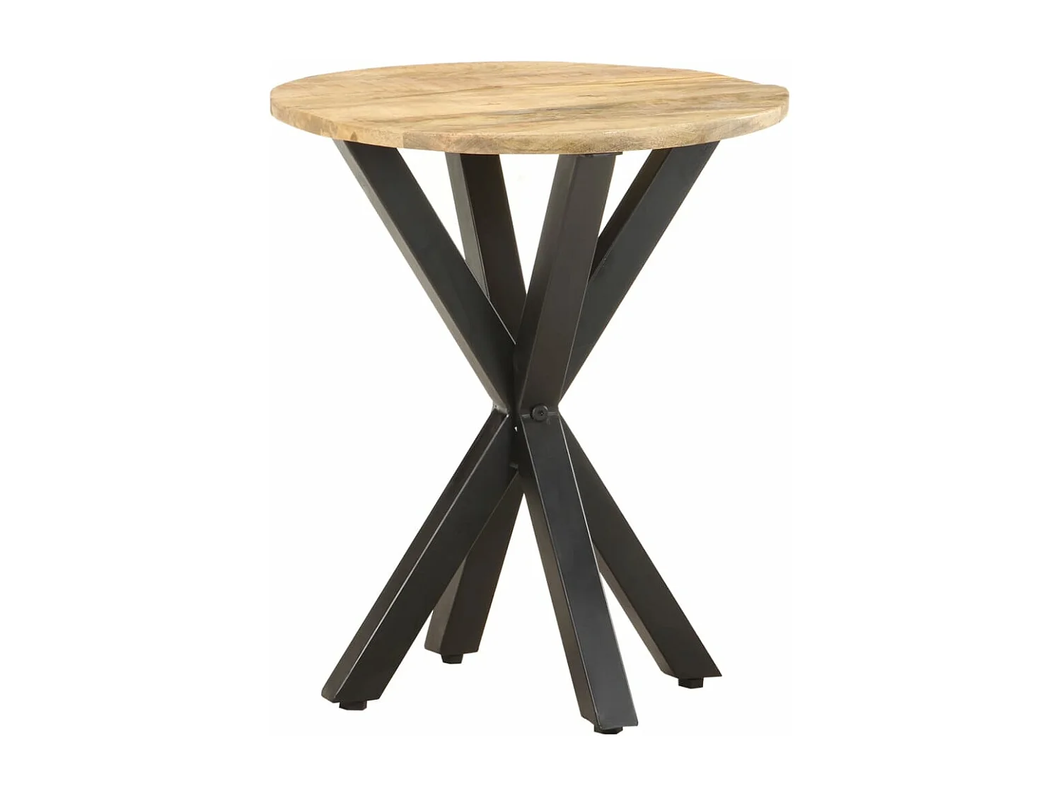 Bijzettafel 48x48x56 cm massief mangohout