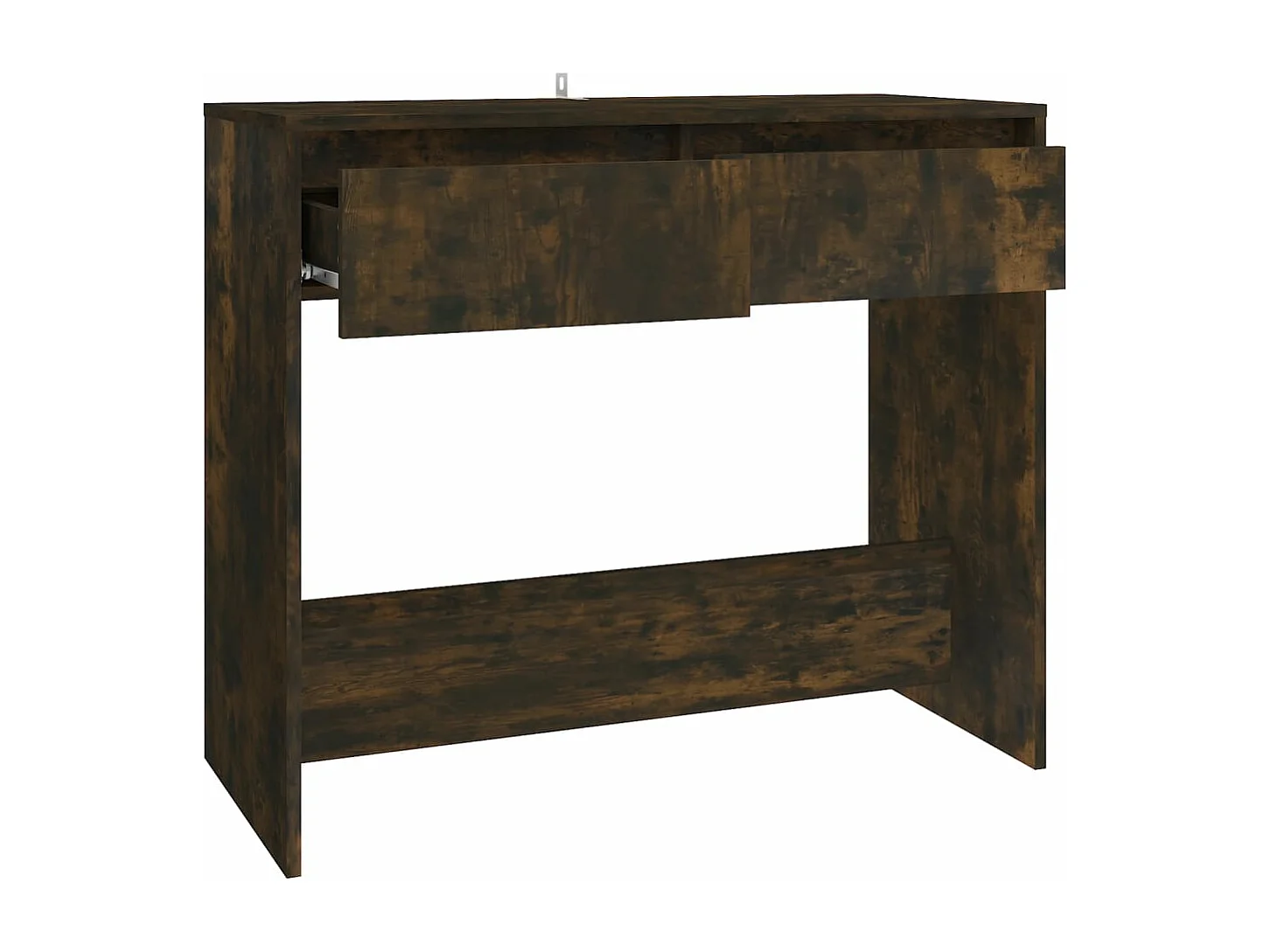 Table console Chêne fumé 89x41x76,5 cm Acier