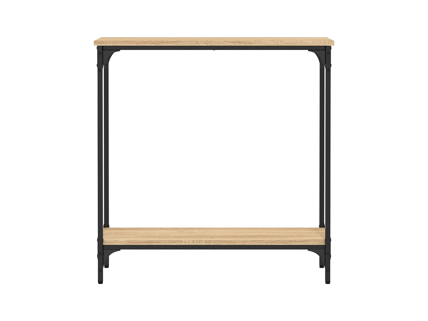 Table console chêne sonoma 75x22,5x75 cm bois d'ingénierie
